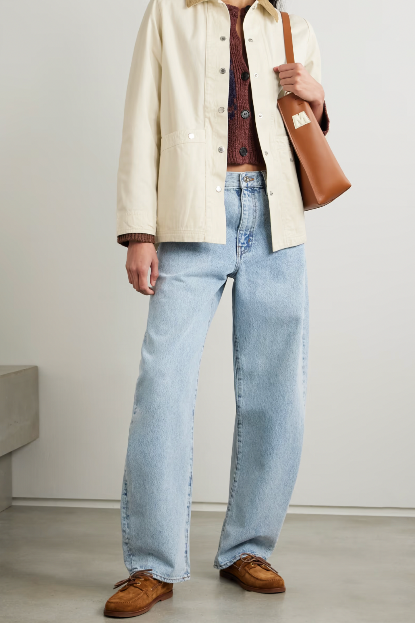 Sonnie Corduroy-Trimmed Cotton-Canvas Jacket