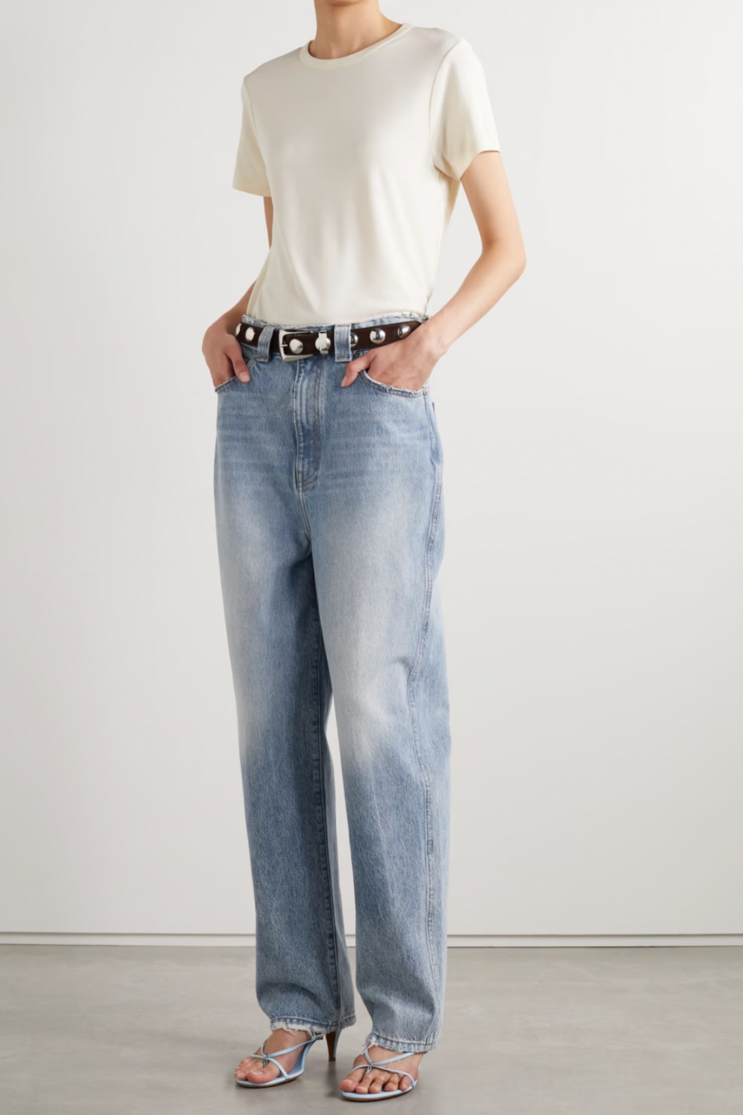 Martin High-Rise Straight-Leg Jeans