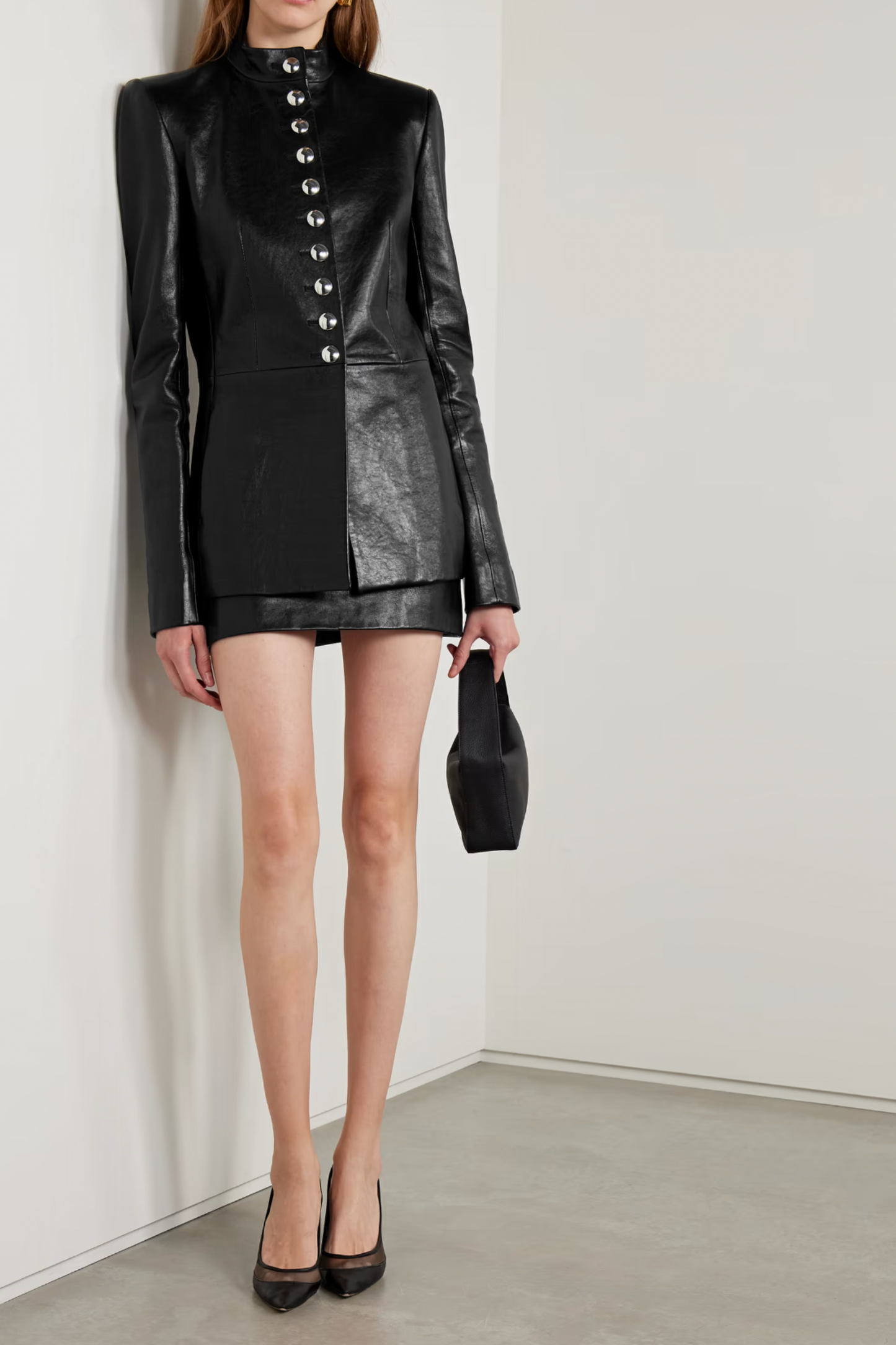 Jett Leather Mini Skirt