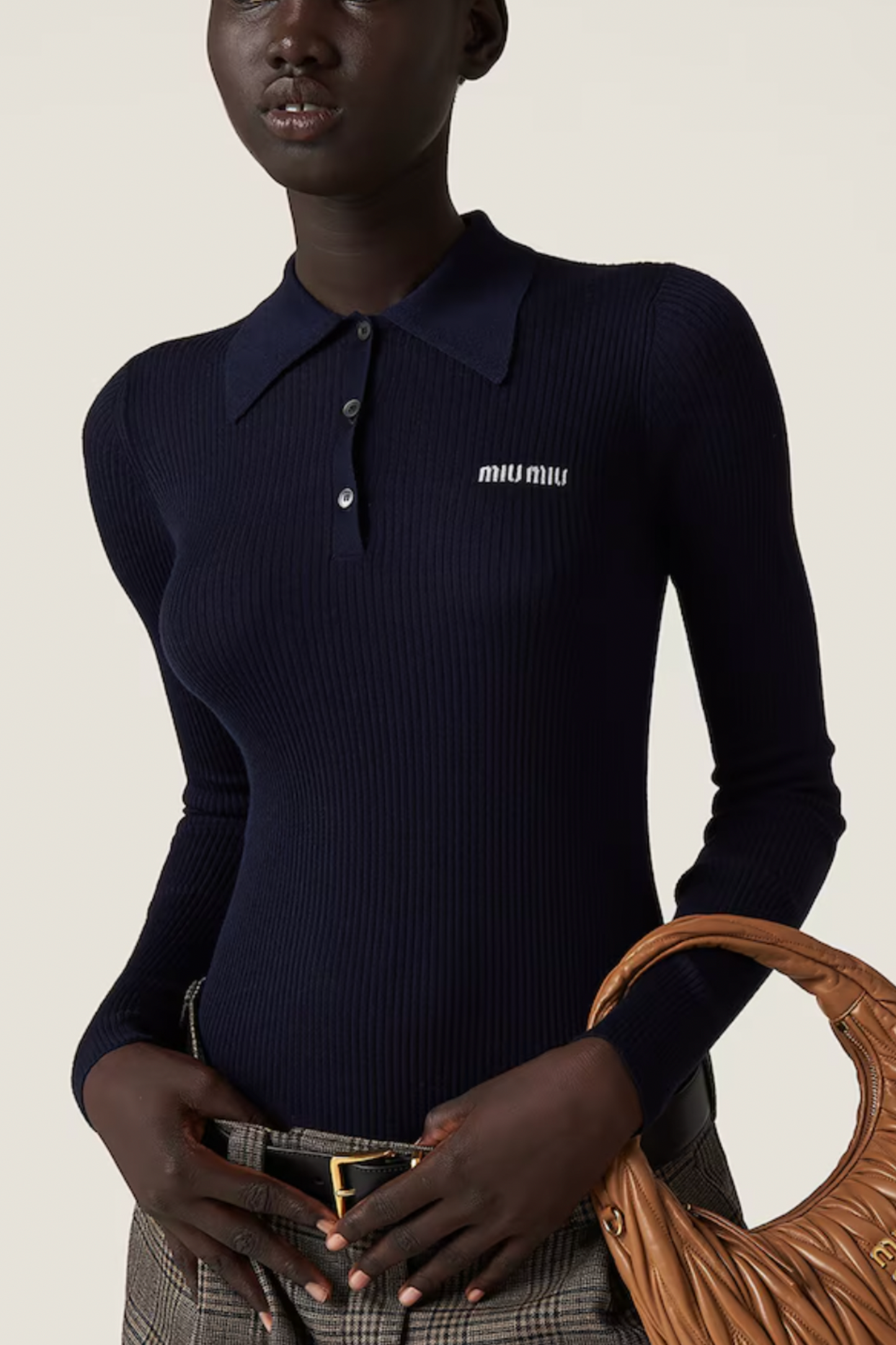 Cashmere-Silk Polo Shirt