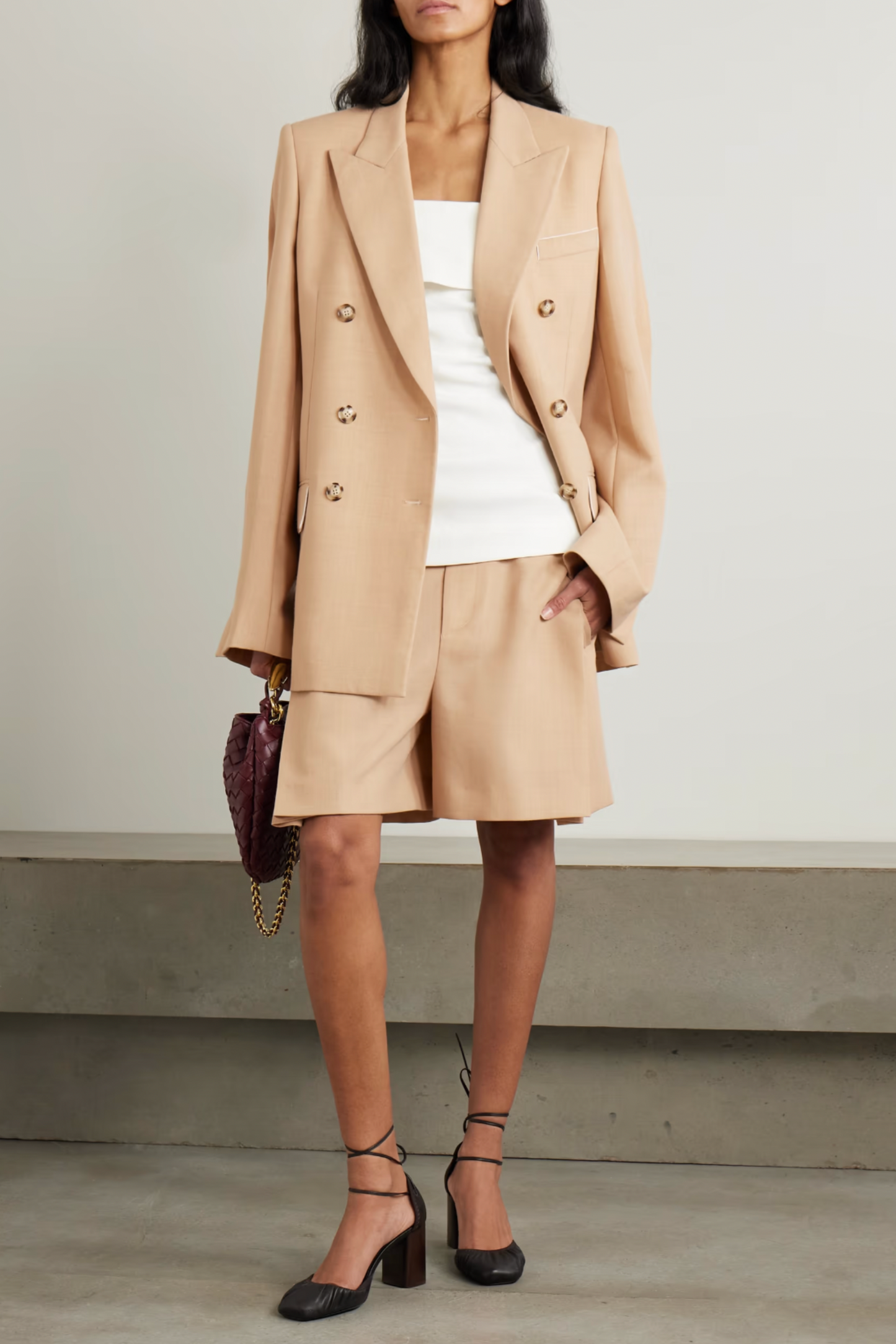 Wool-Blend Blazer