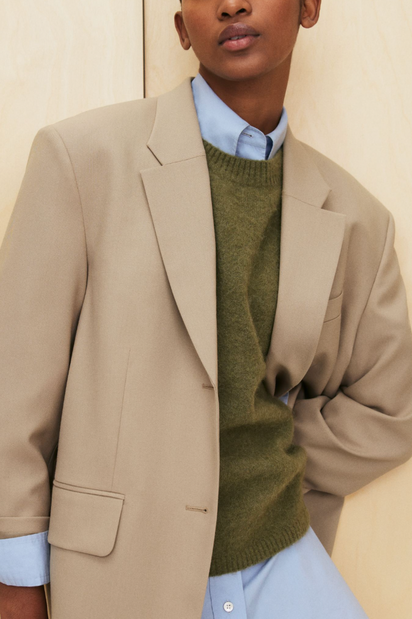 Oversized Wool Blazer