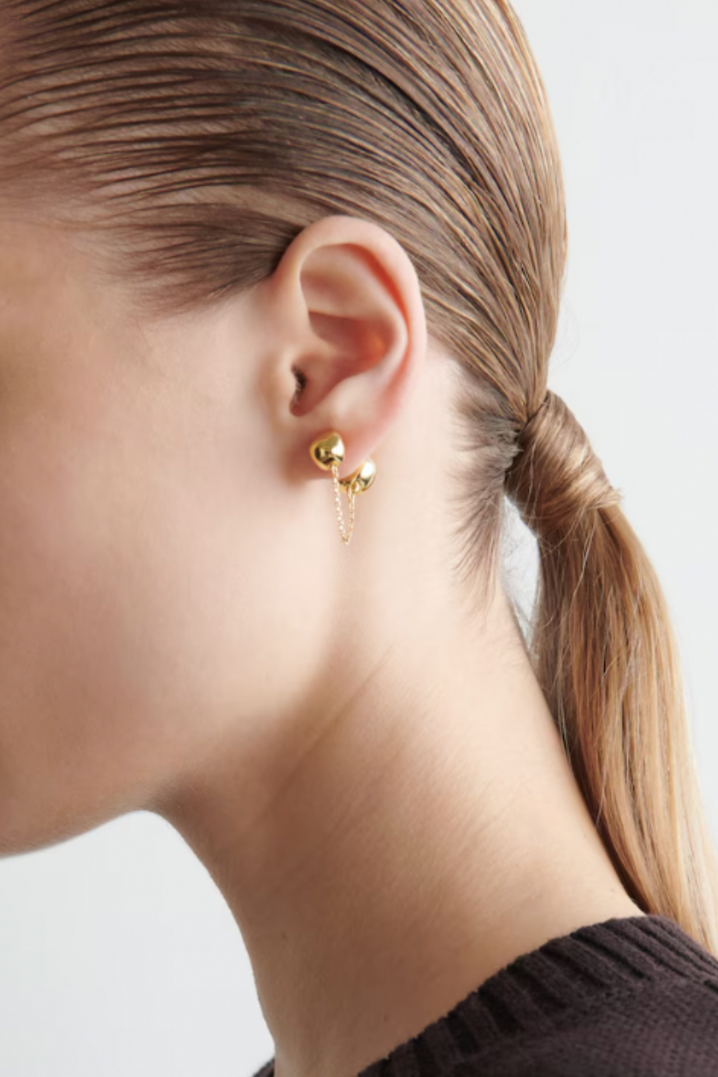 Pebble Chain Earrings