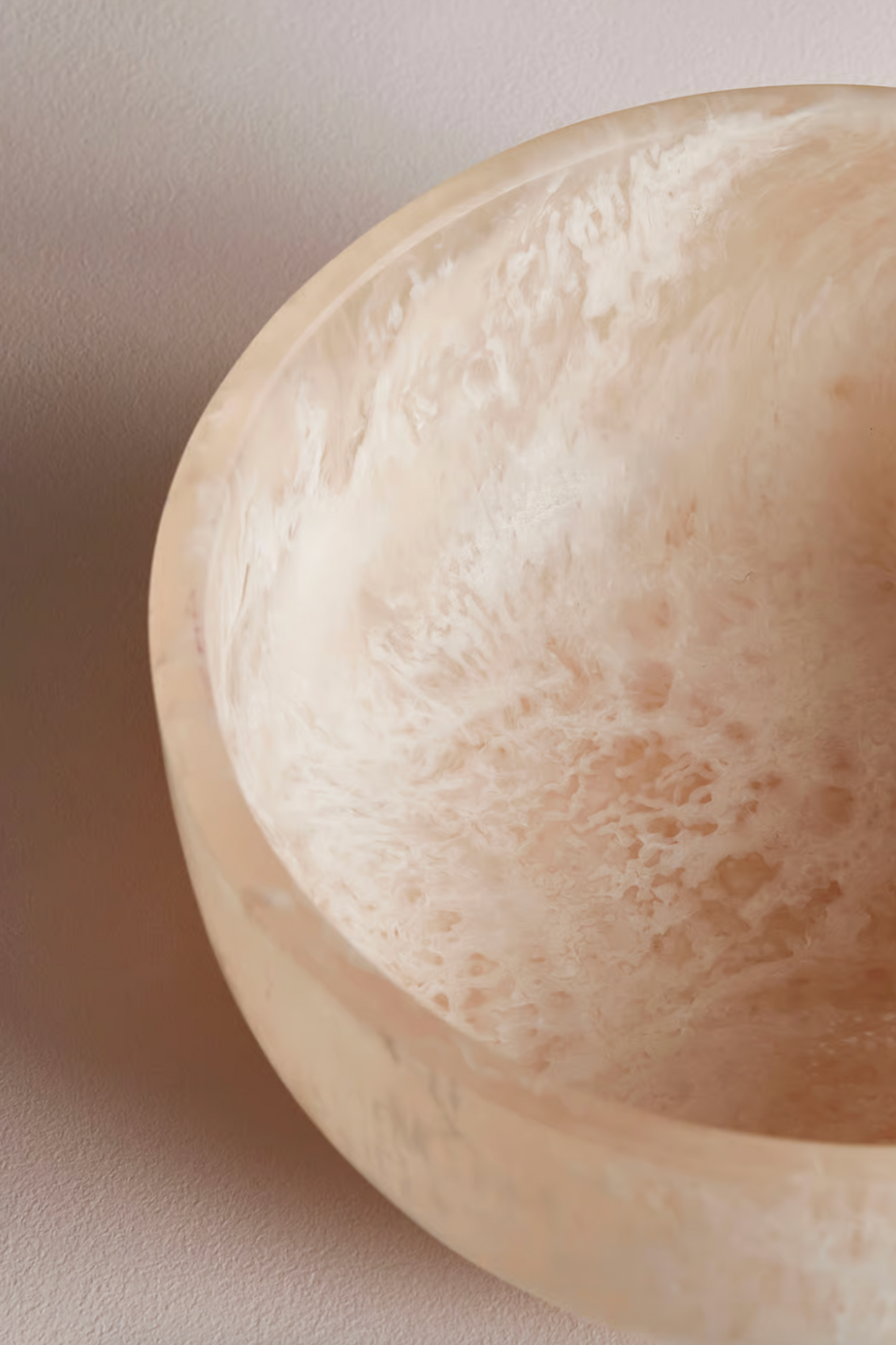 Miller Resin Salad Bowl, White
