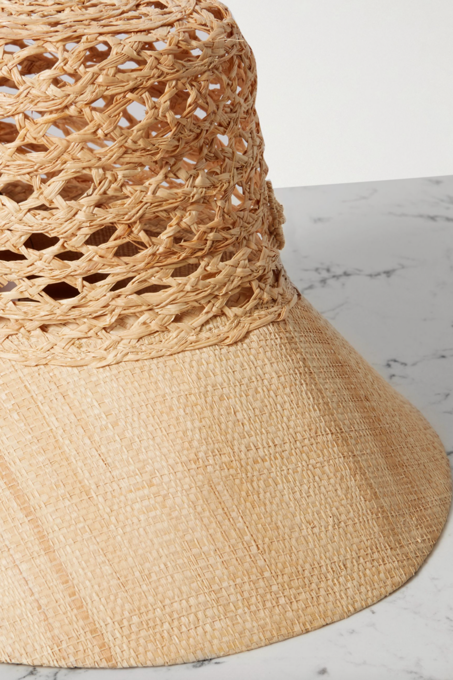 Bow-detailed Straw Sunhat
