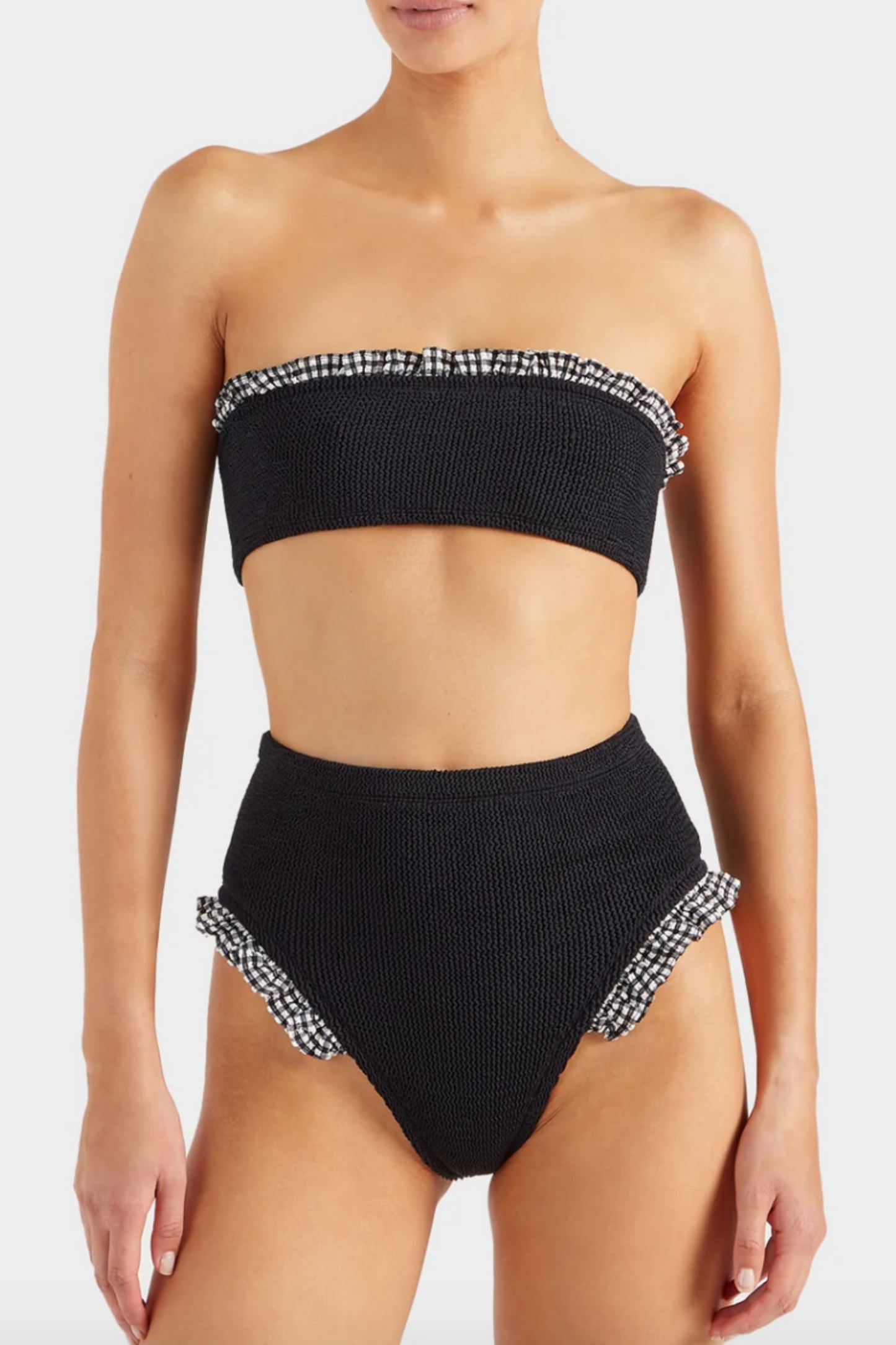 Peggy Bikini Black Gingham
