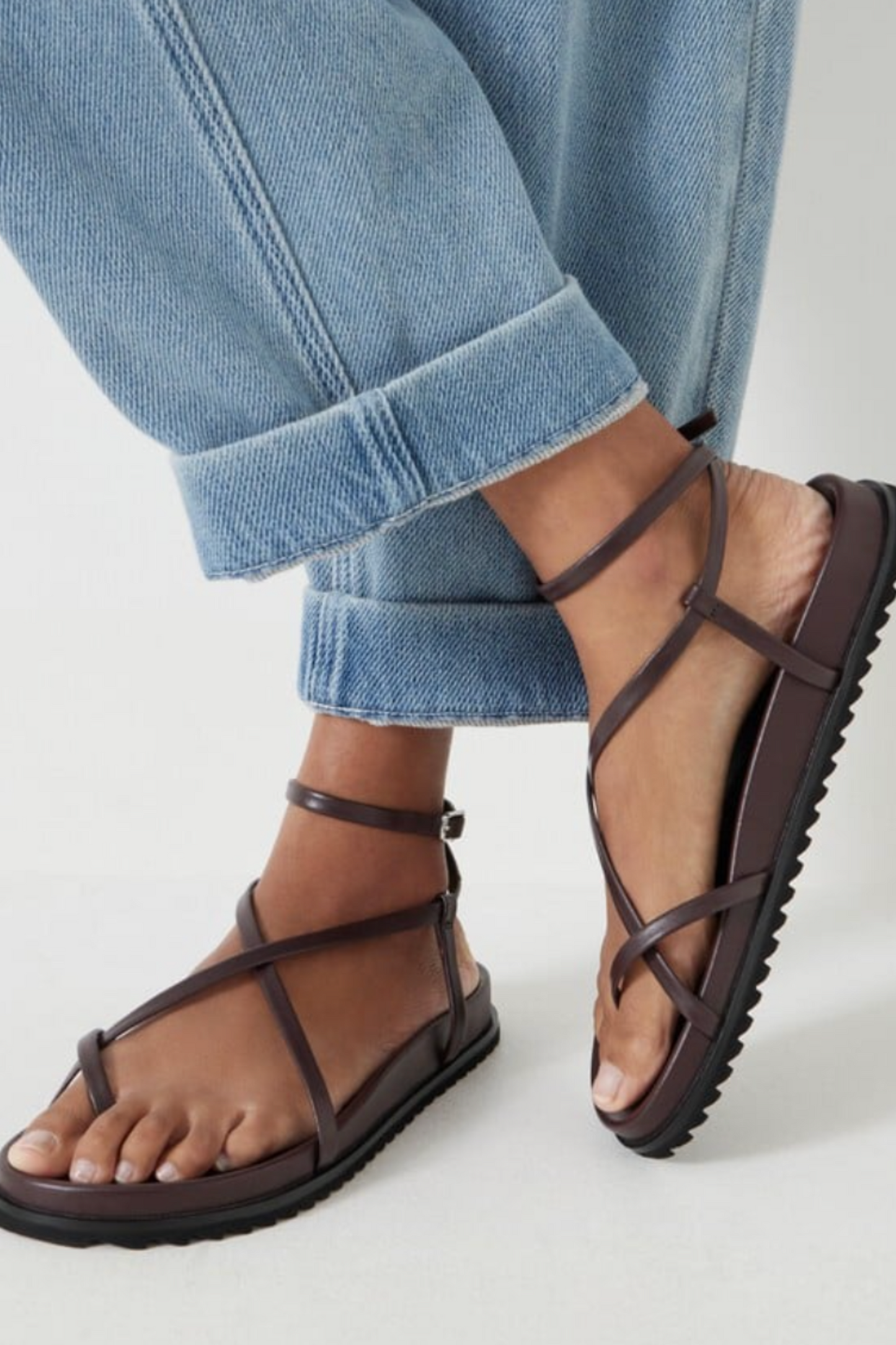 Theo Strappy Leather Sandals