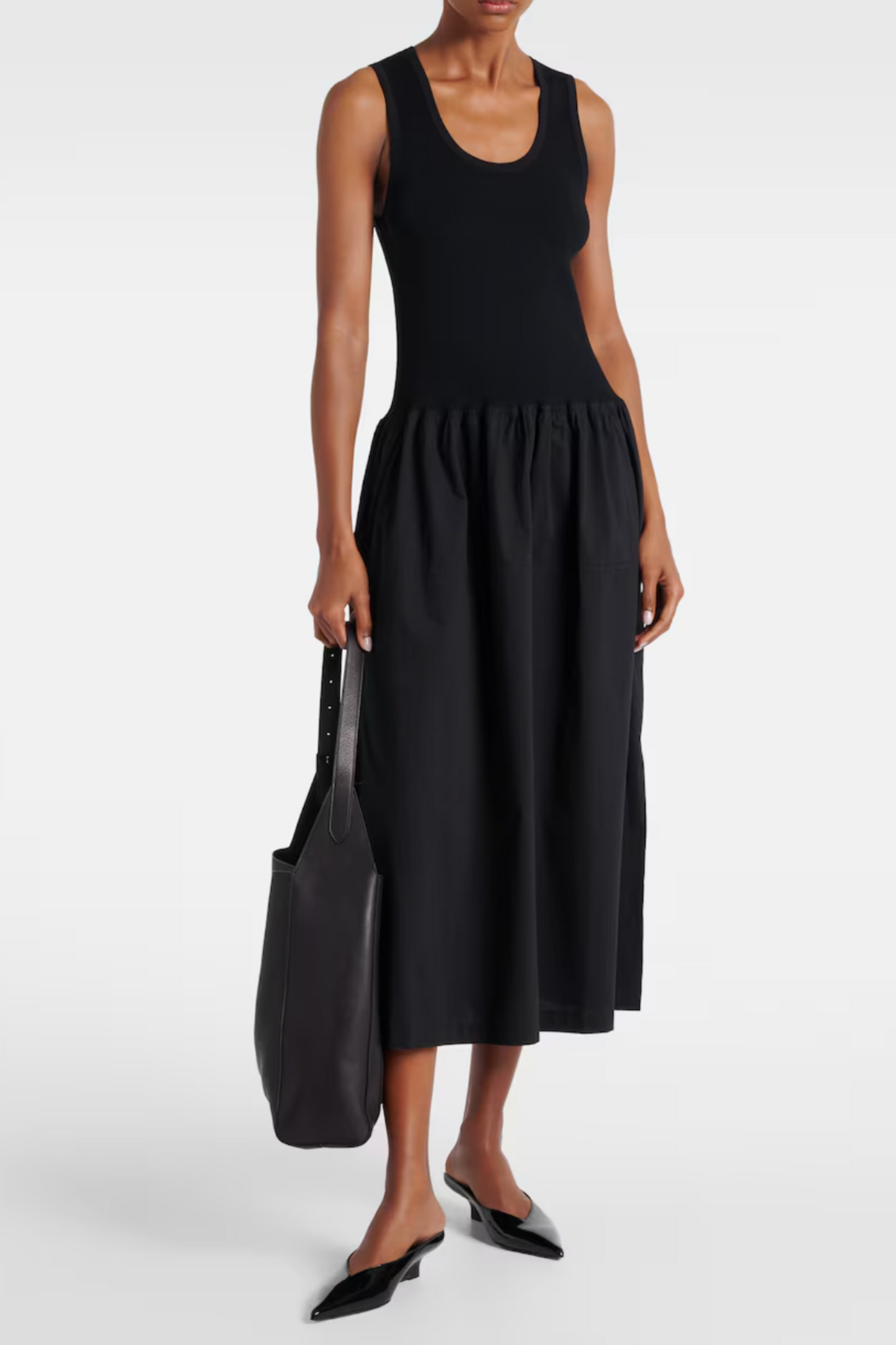 White Label Malia Cotton Poplin Maxi Dress
