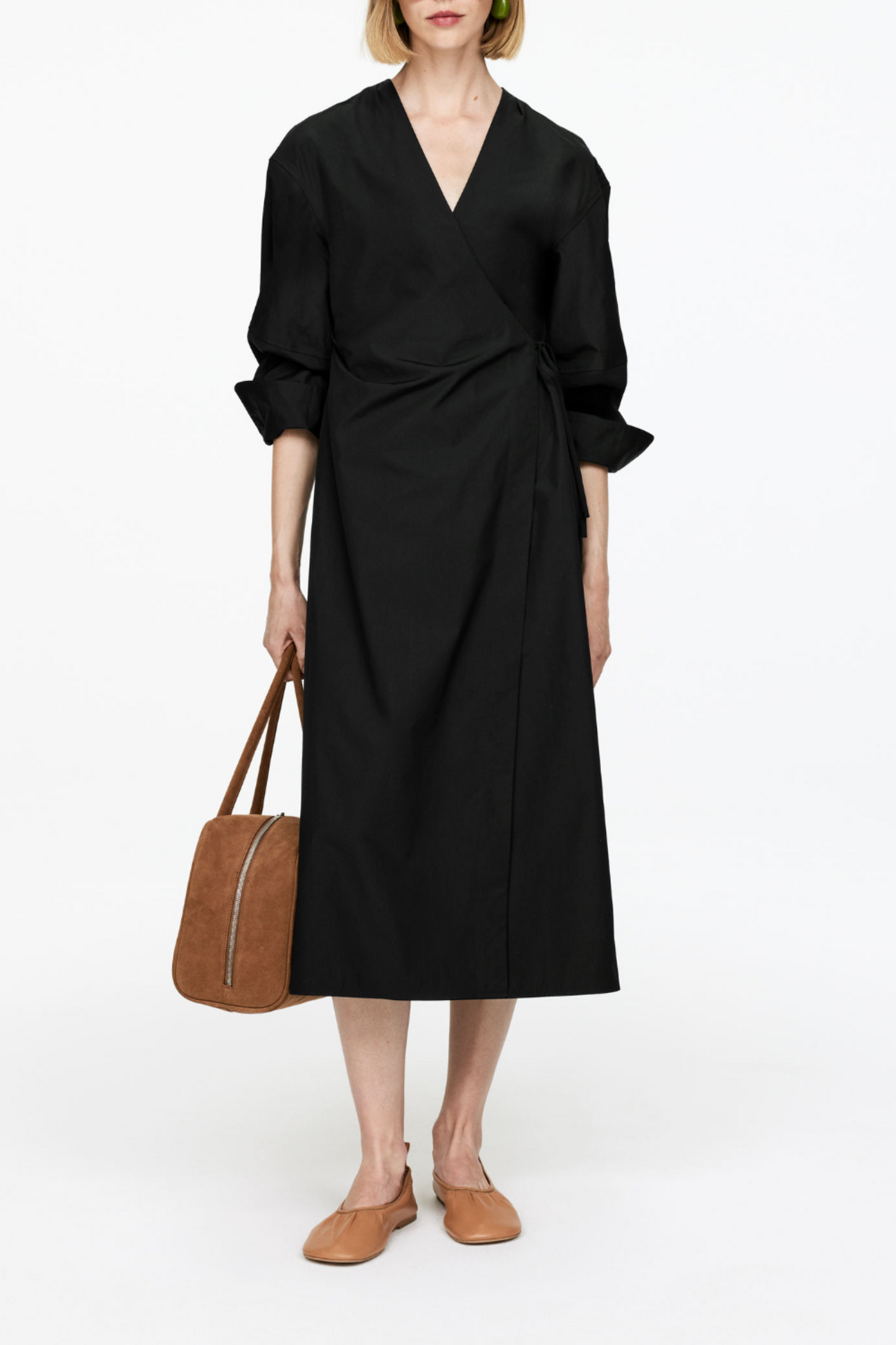 Cotton Wrap Dress