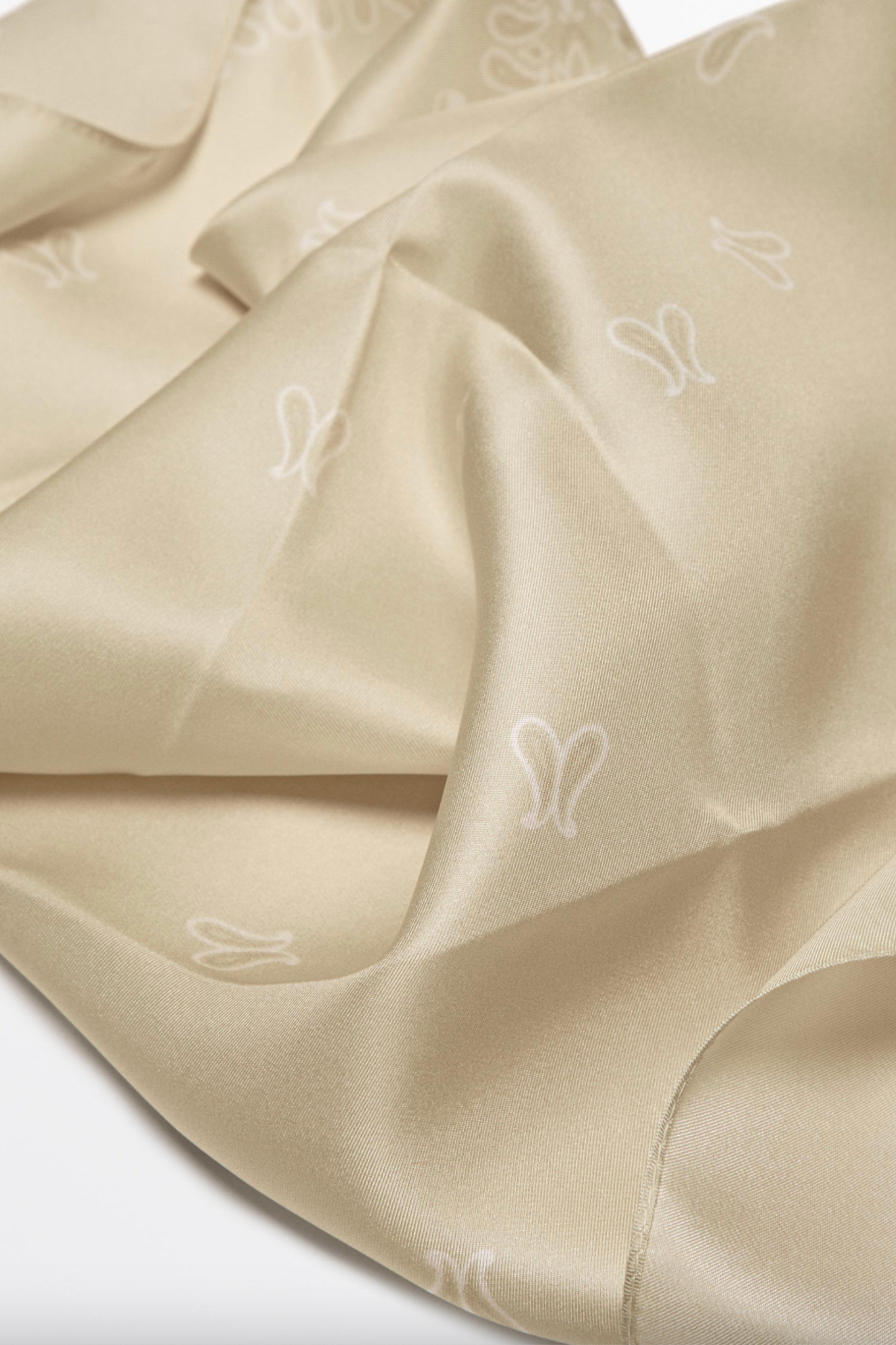Paisley Print 100% Silk Bandana