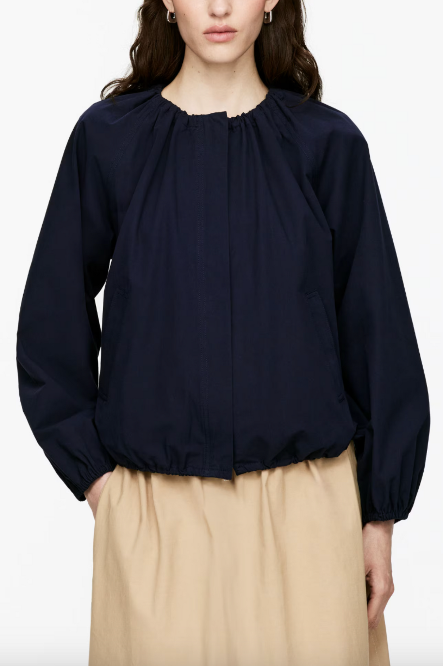 Bubble-Hem Jacket