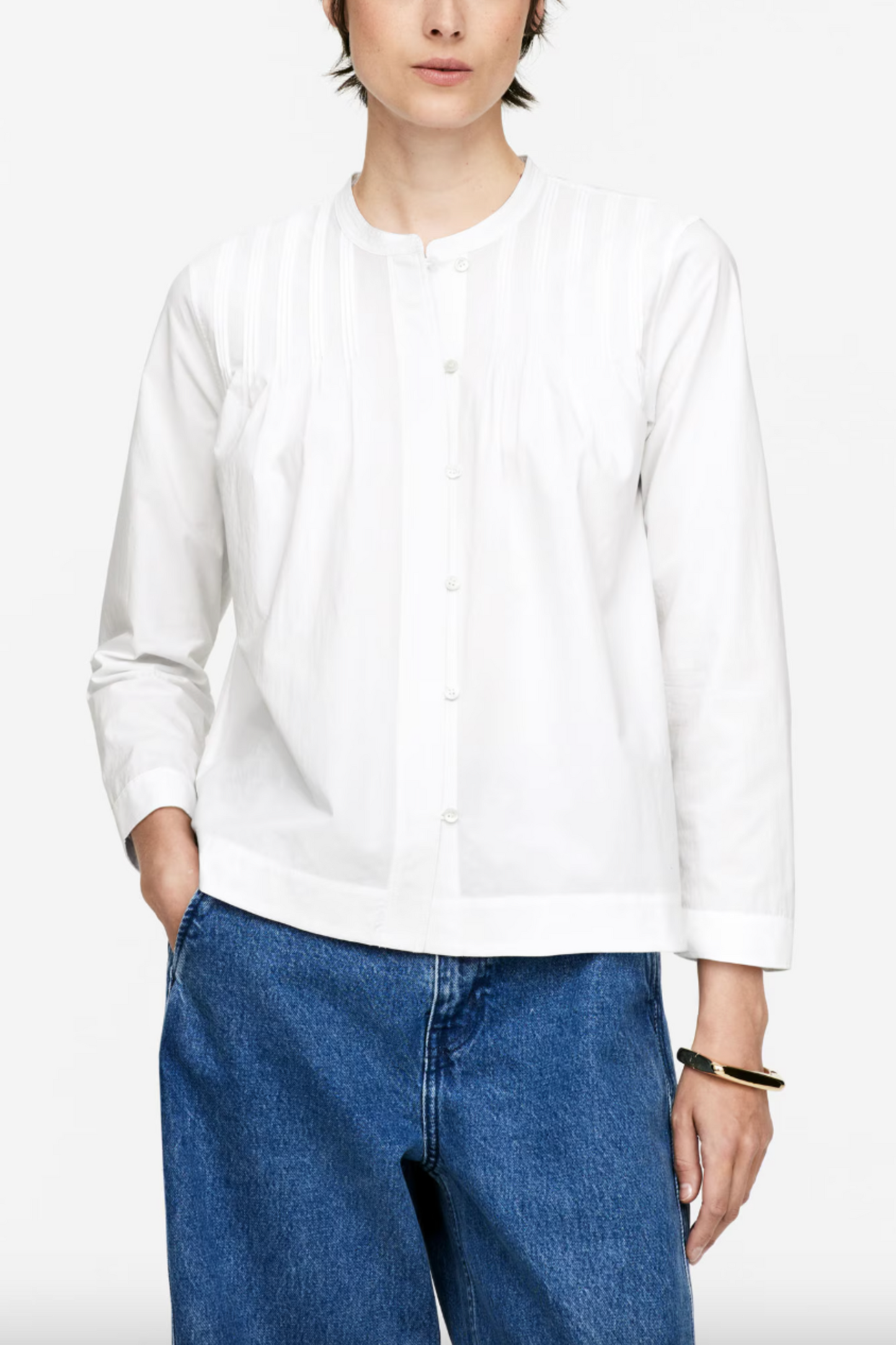 Pintuck Blouse