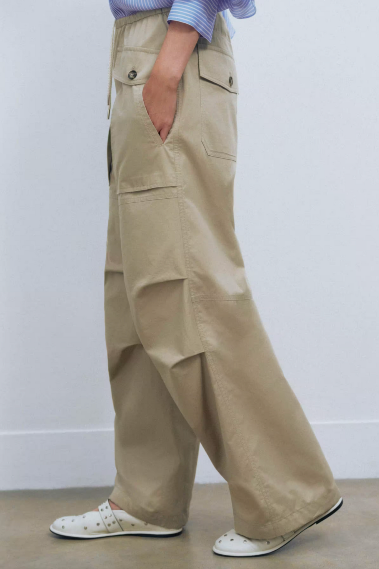 Cotton Parachute Trouser