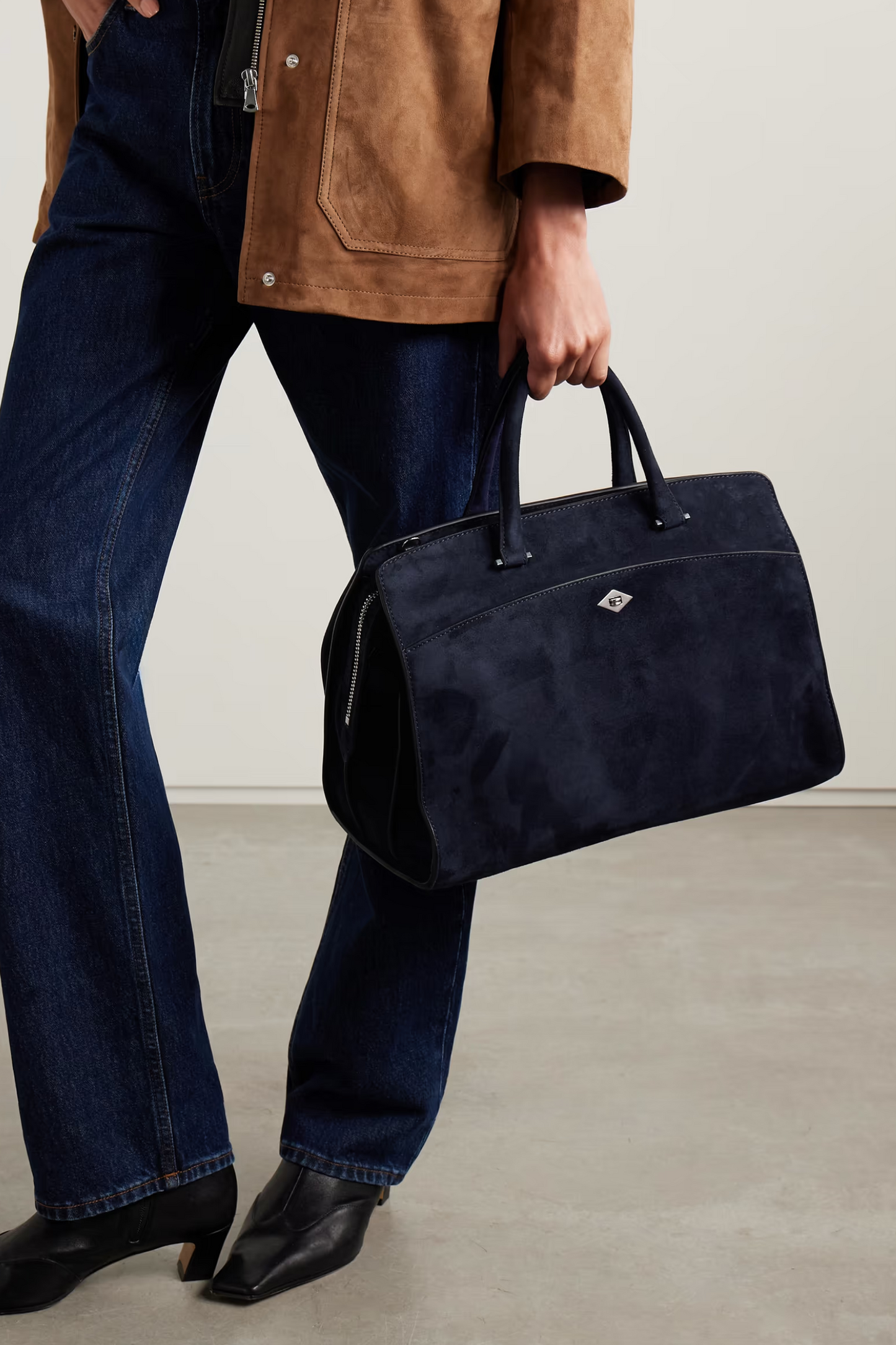 Private Eye Suede Tote