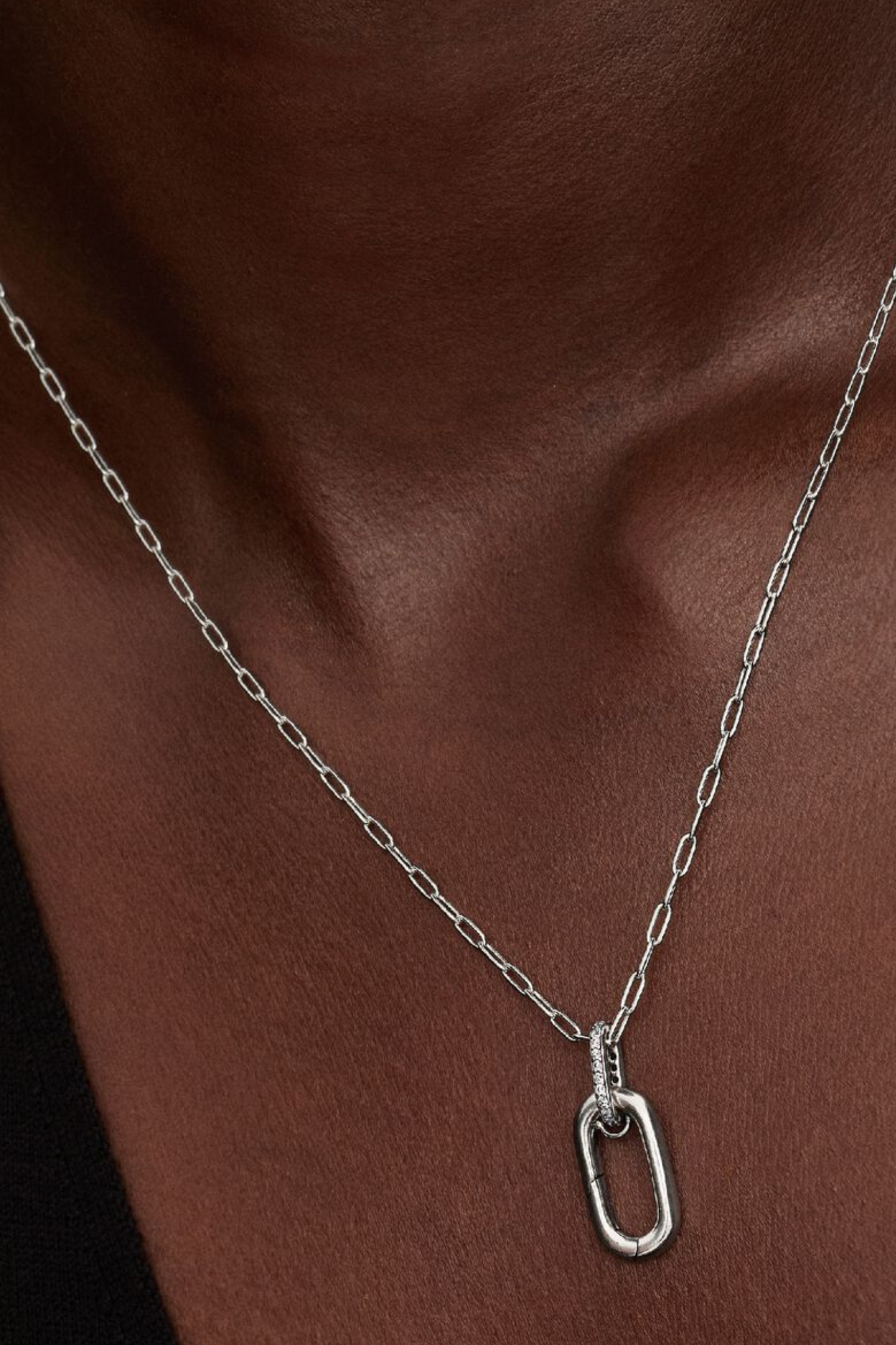 Openable Link Pendant Necklace