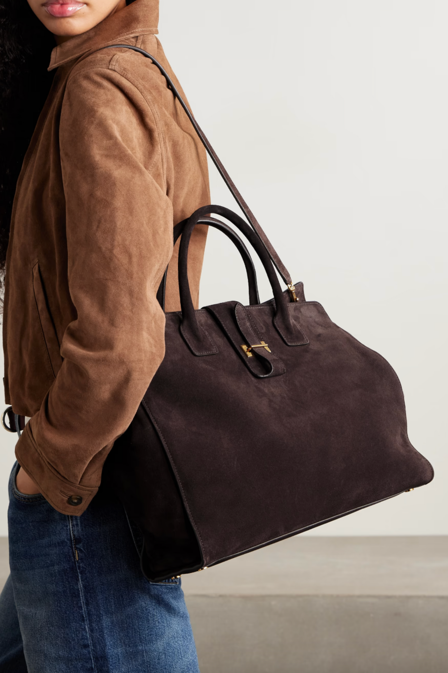 Lou Suede Tote