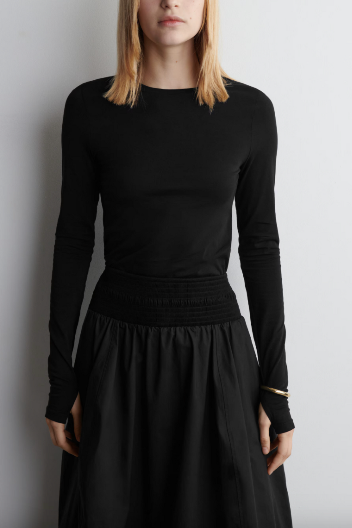 Slim Lightweight Long-Sleeved Top