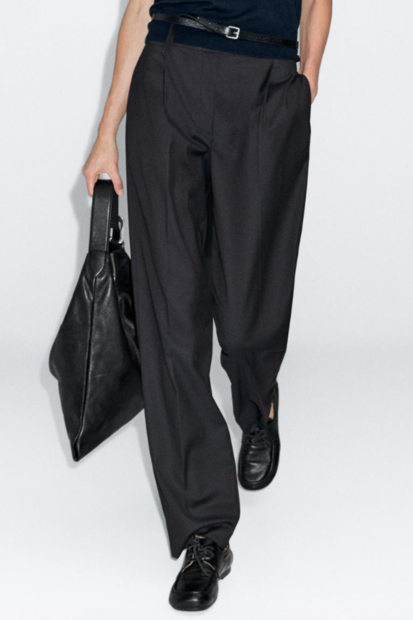 Dart Trousers With Elastic Waistband