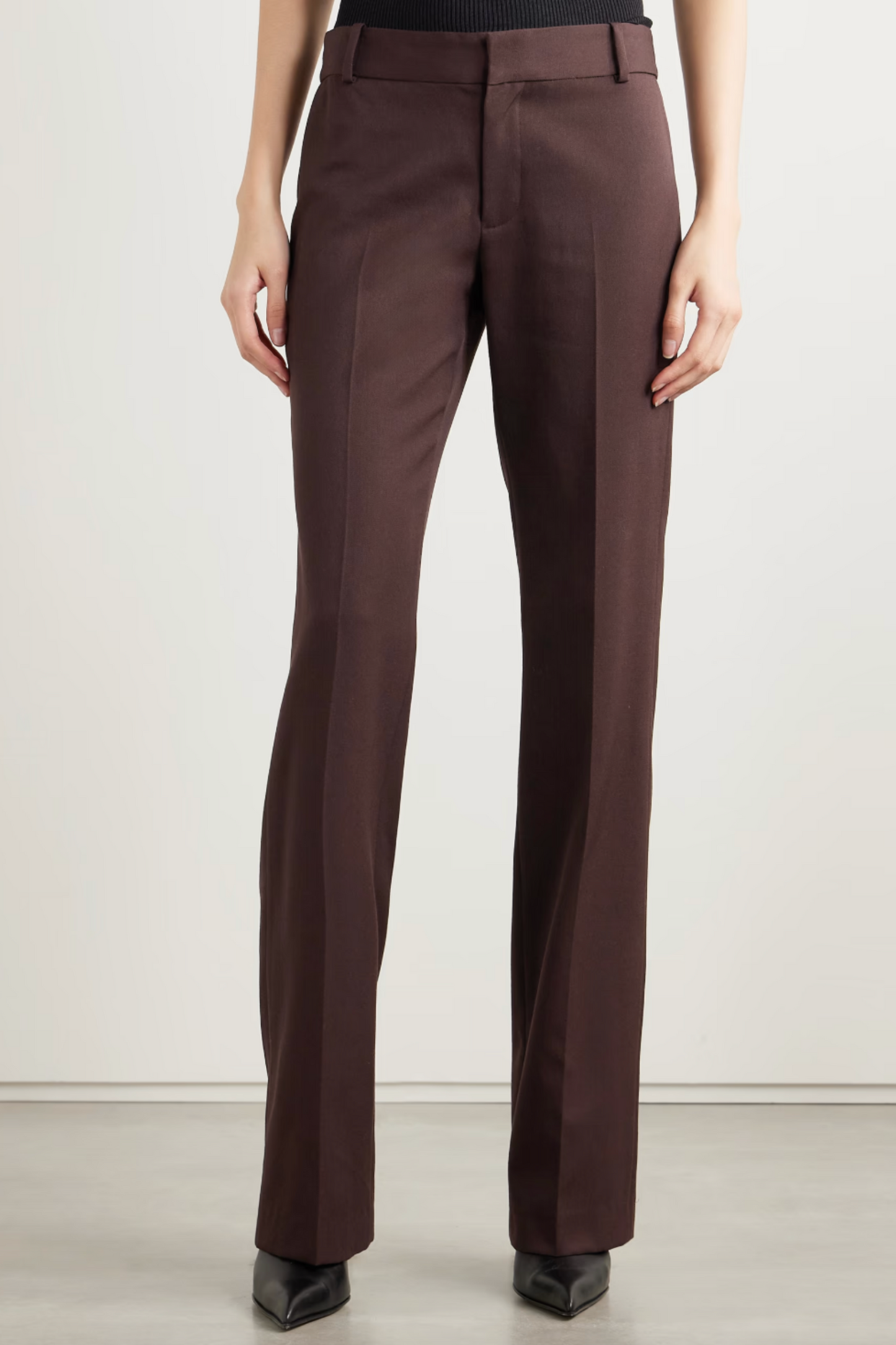 Ivan Wool-twill Straight-leg Pants