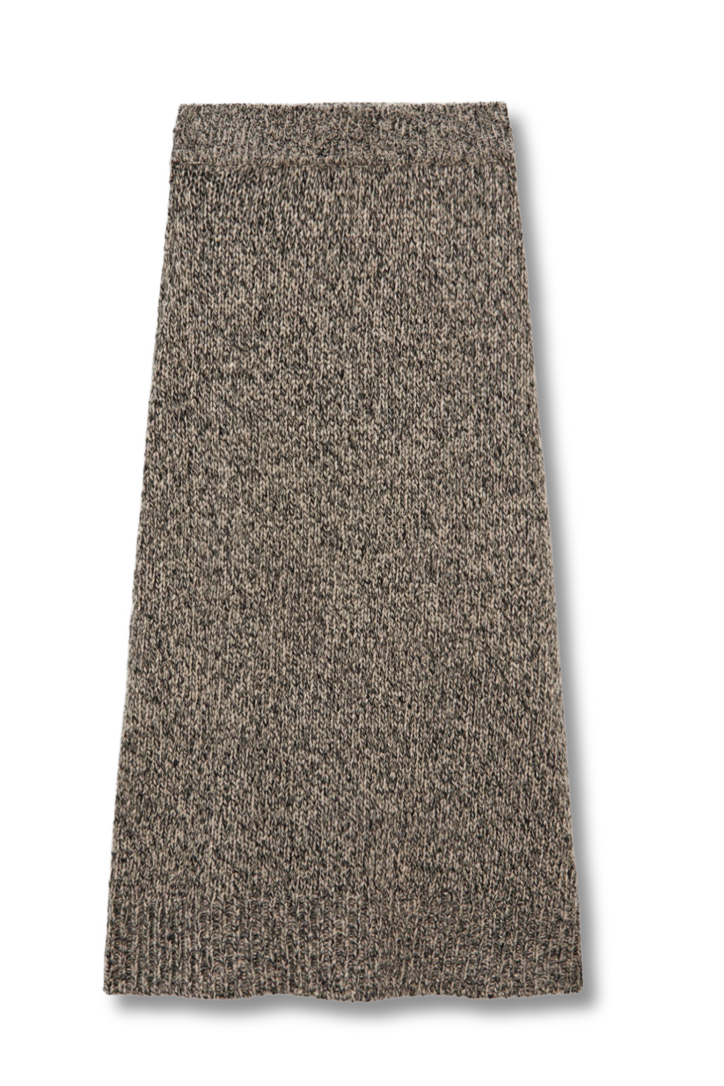 100% Cashmere Knit Midi Skirt