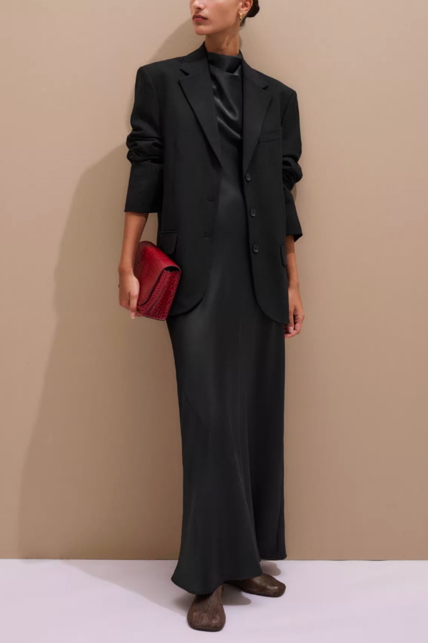 Black Tie Maxi Dress