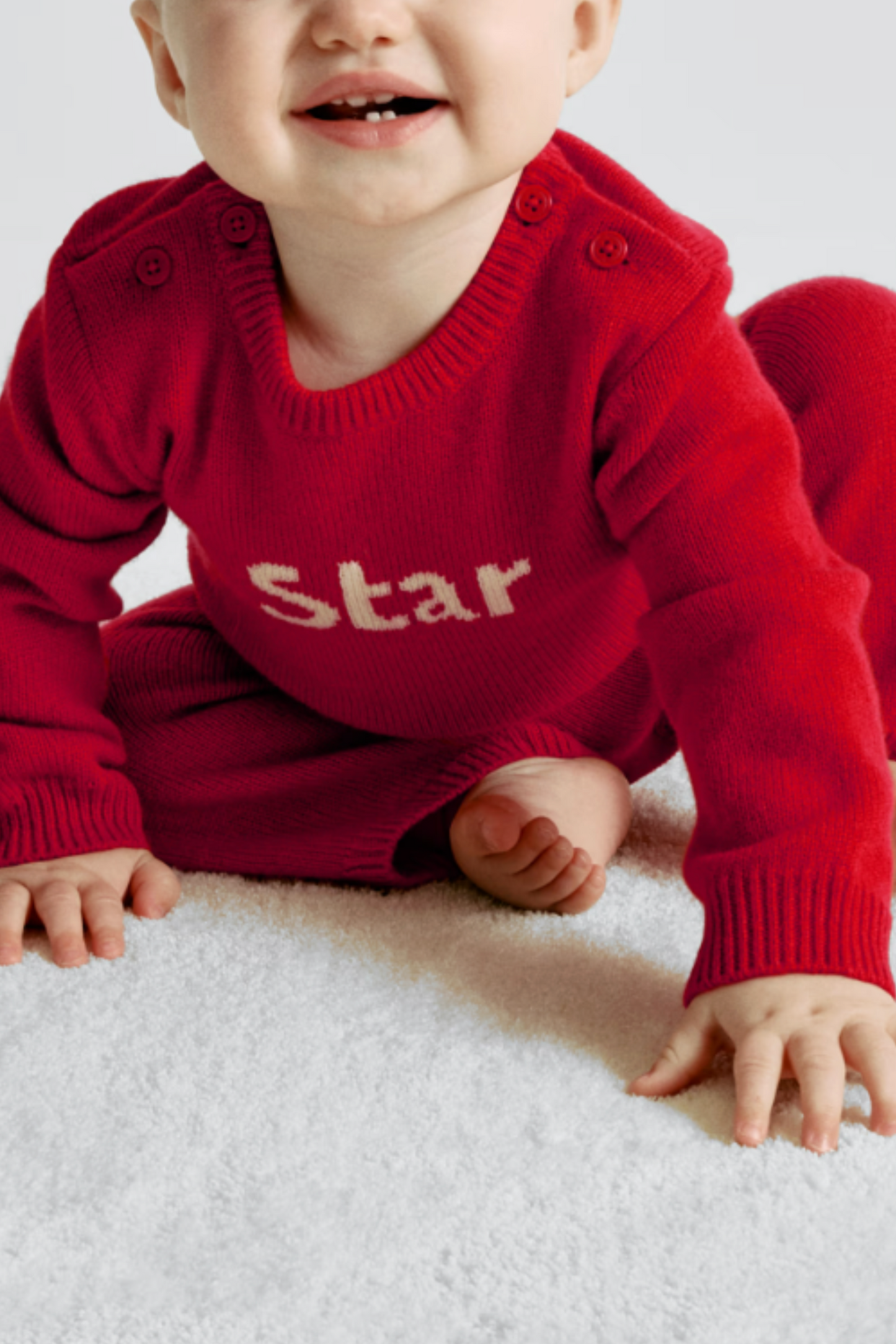Merino Wool Rich Star Slogan All in One