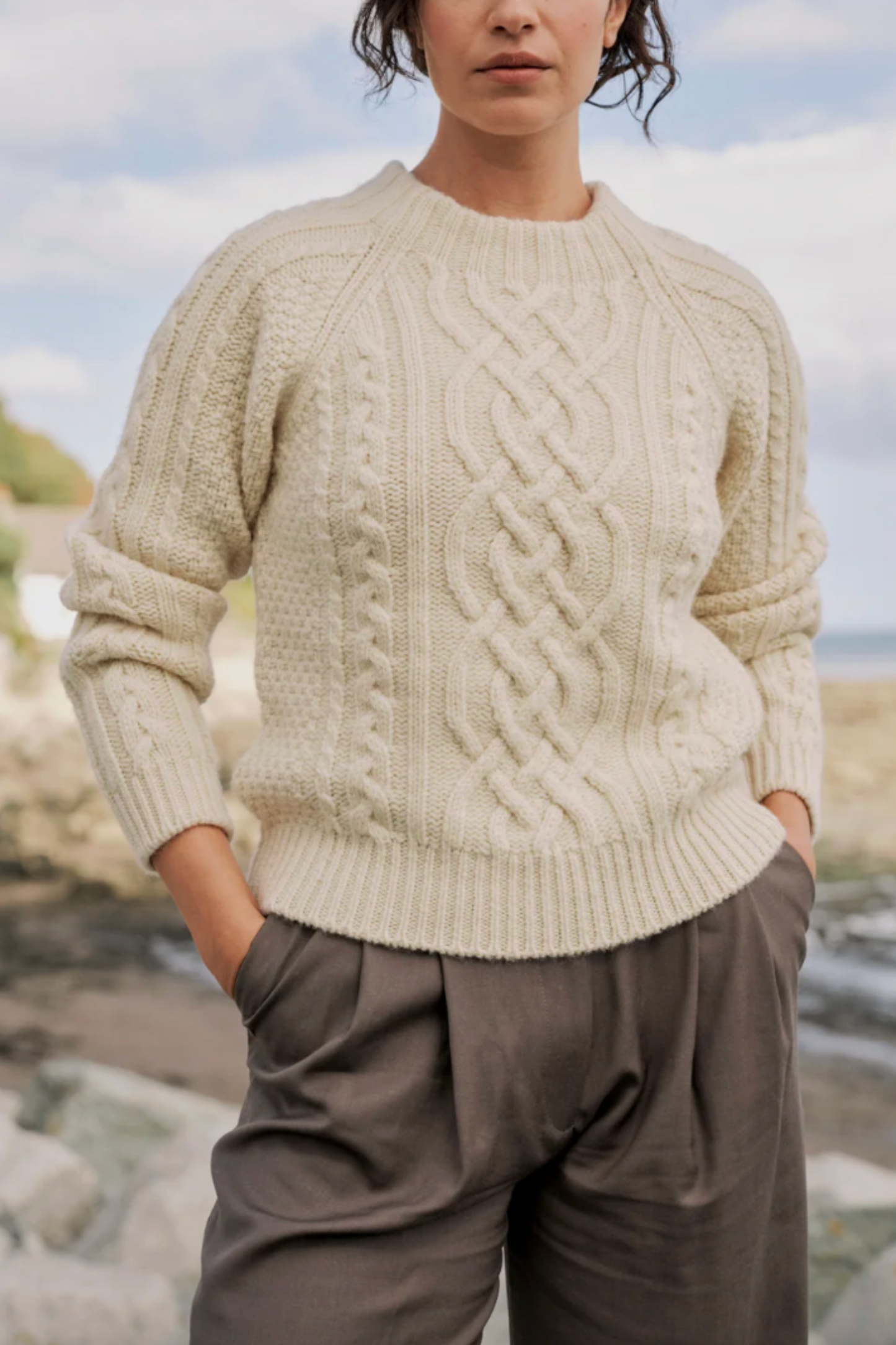 Whitby Jumper In Ecru