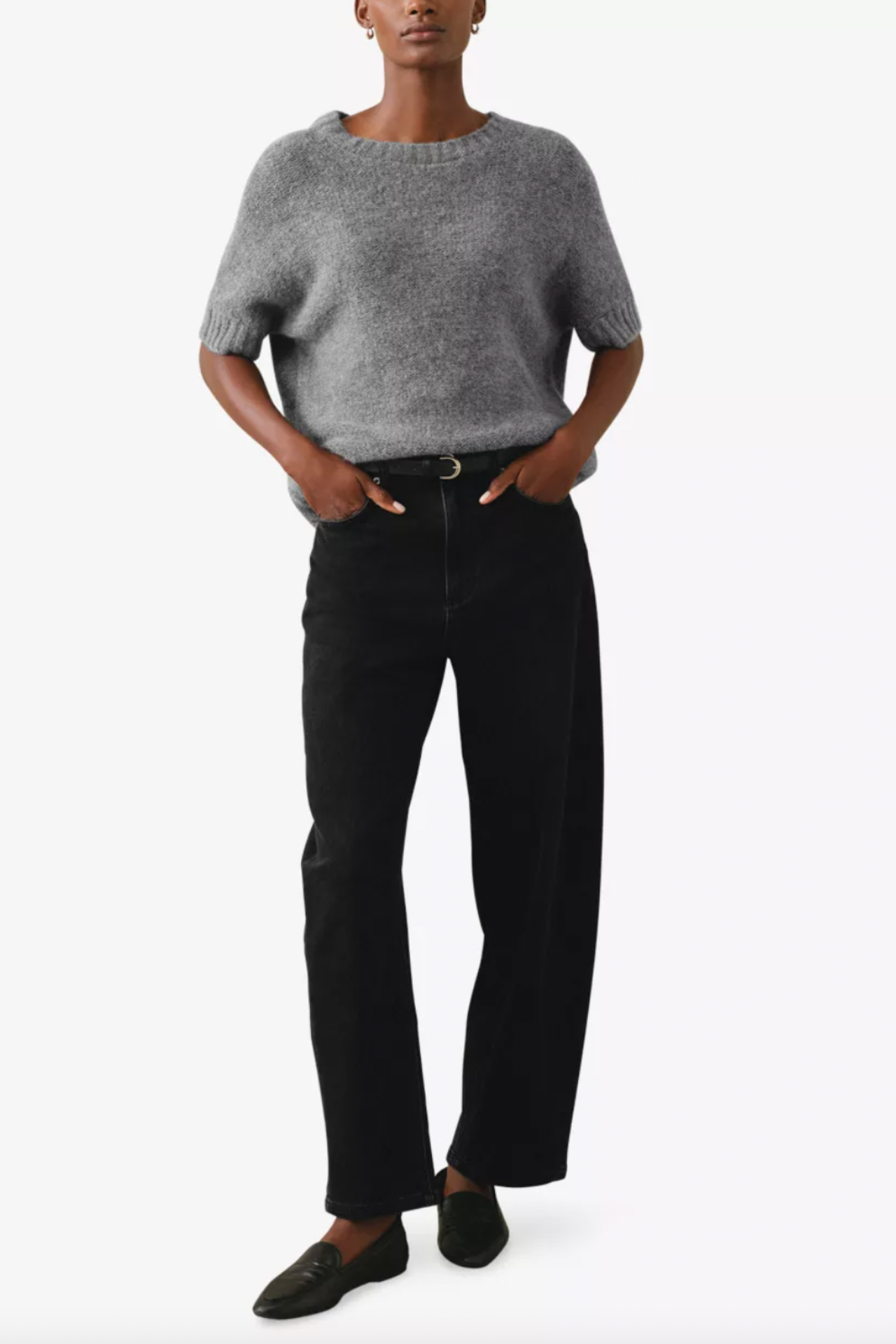 Round-Neck Relaxed-Fit Wool And Alpaca-Blend Jumper