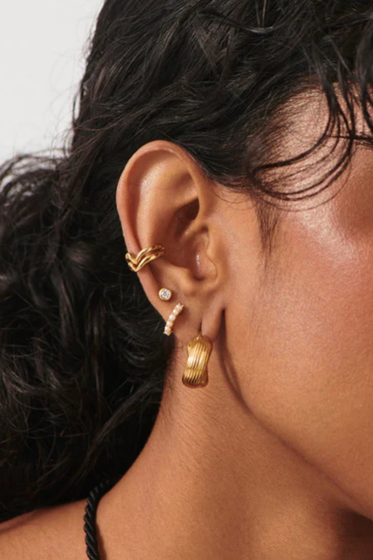 Classic Stone Stud Earrings