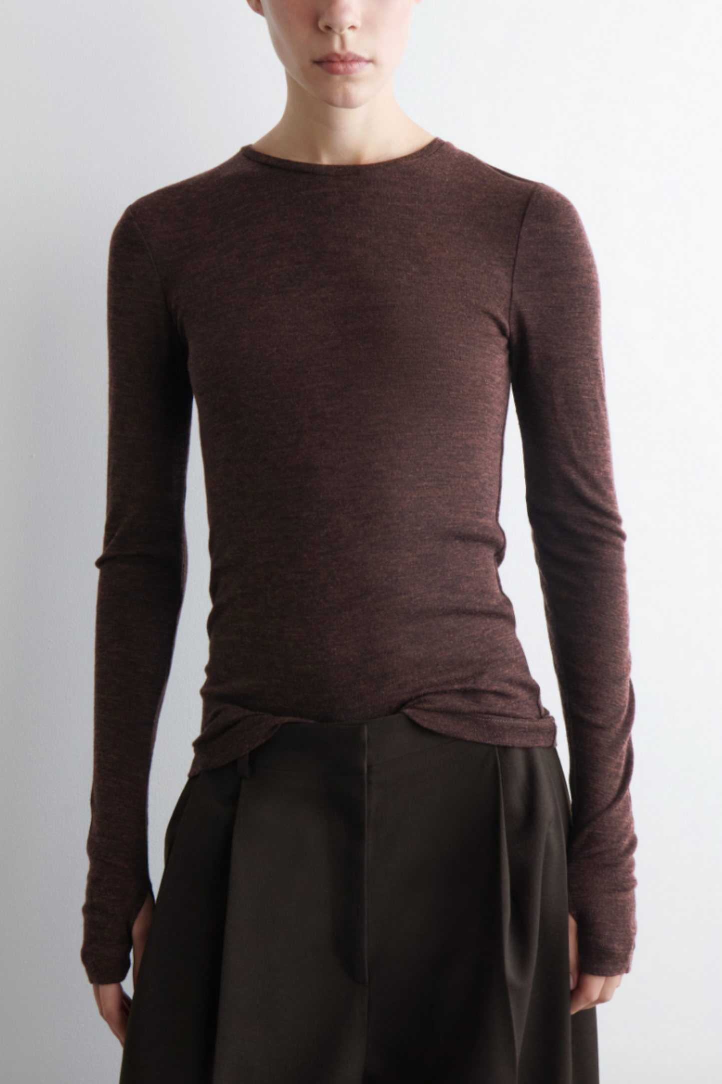 Slim Merino Wool Top