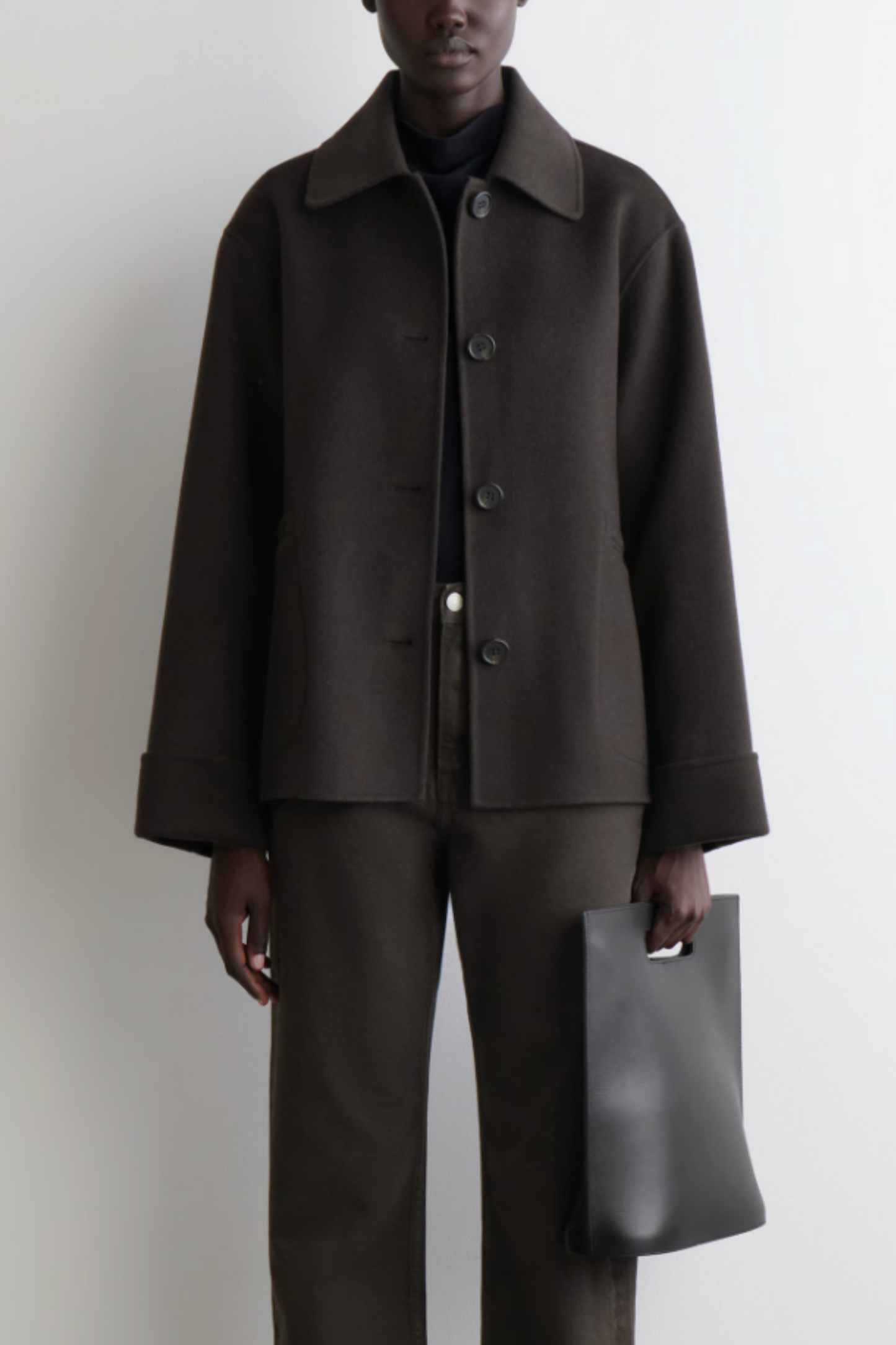 Double-Faced Wool Short Jacket