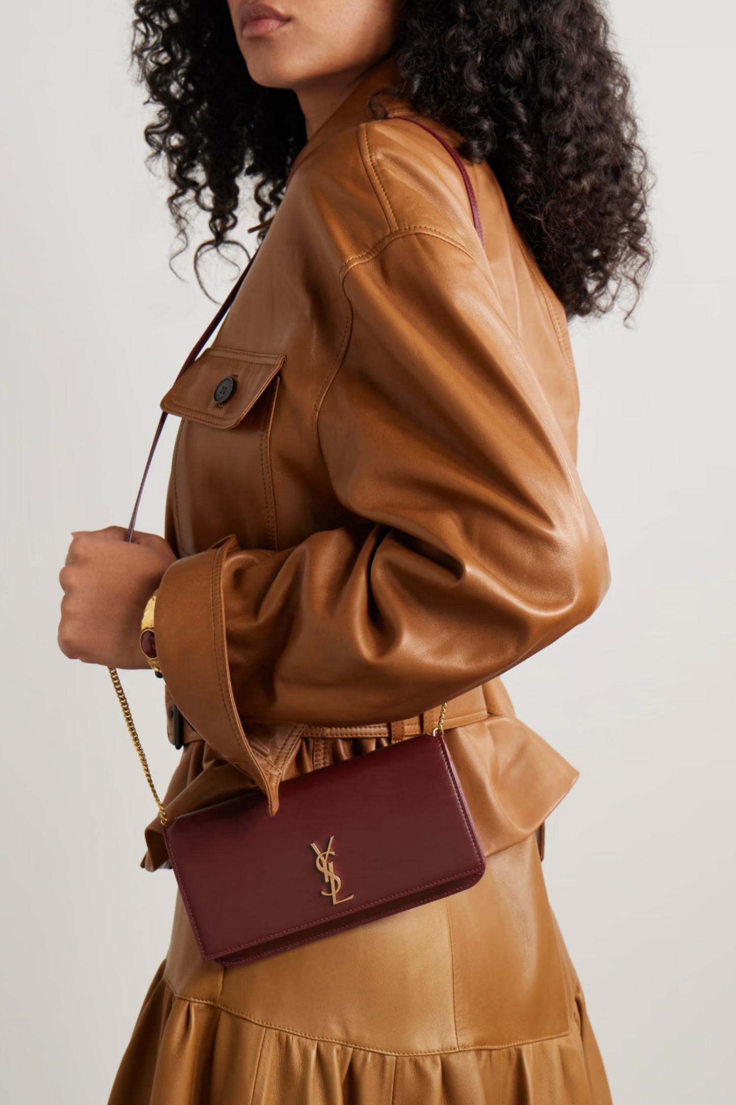 Cassandre Strap Leather Phone Case