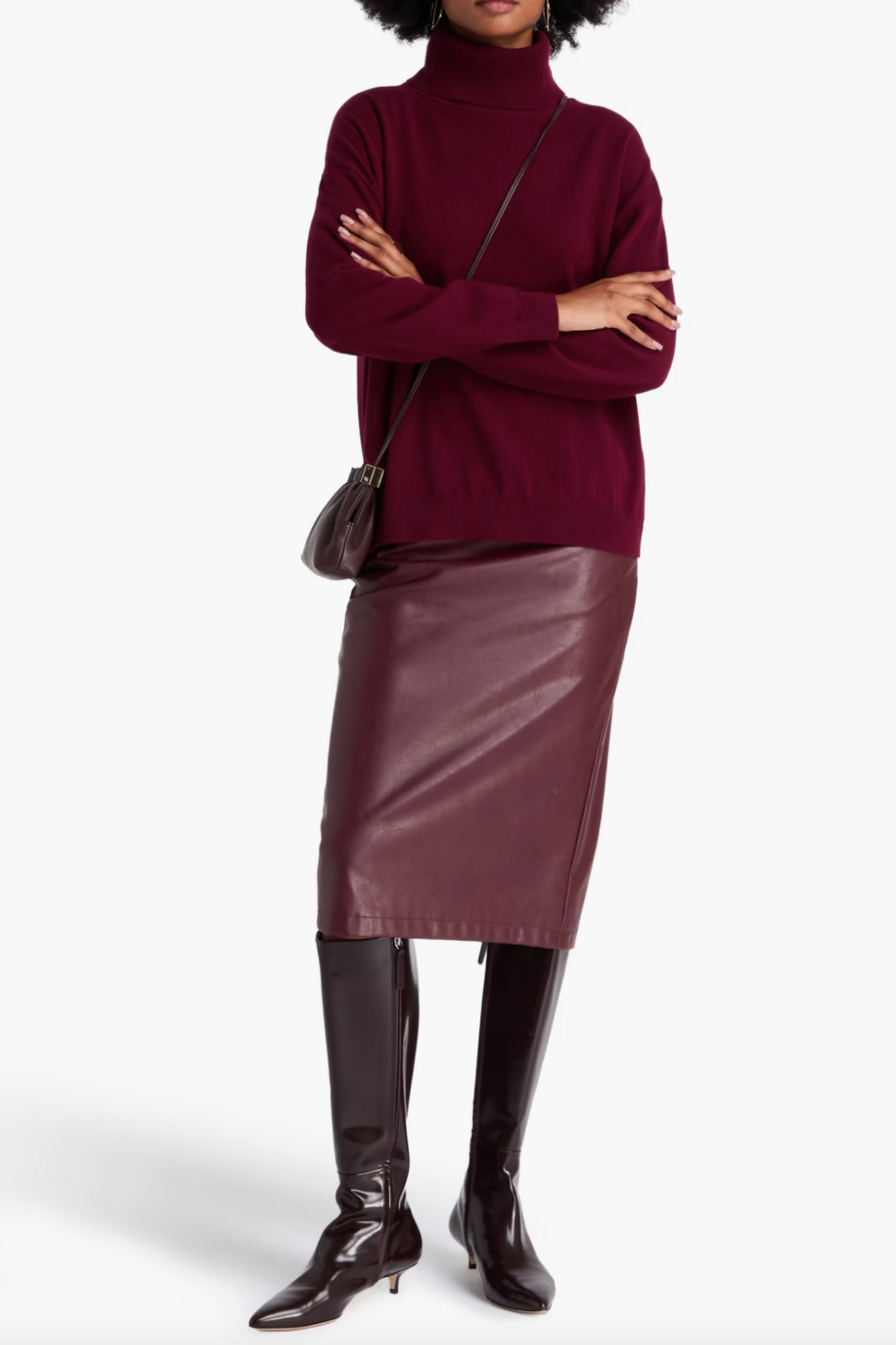 Jamie Cashmere Turtleneck Sweater