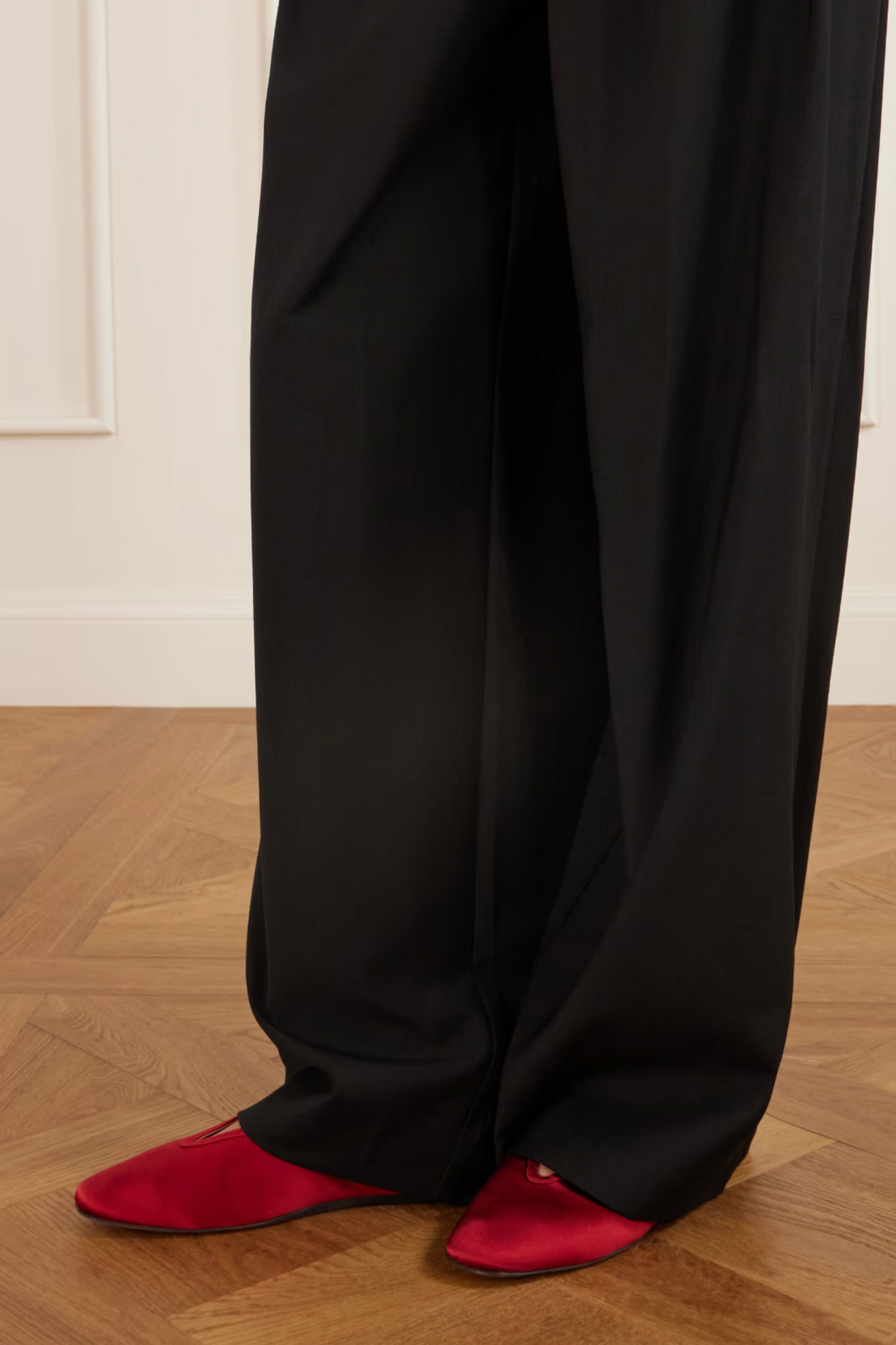 Luna Satin Ballet Flats
