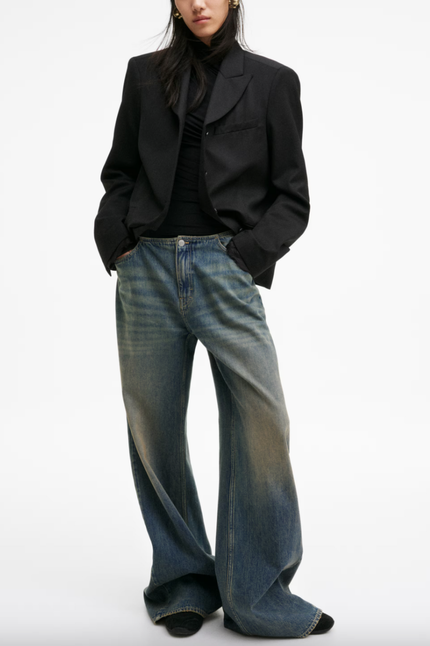 Single-breasted Wool-blend Blazer