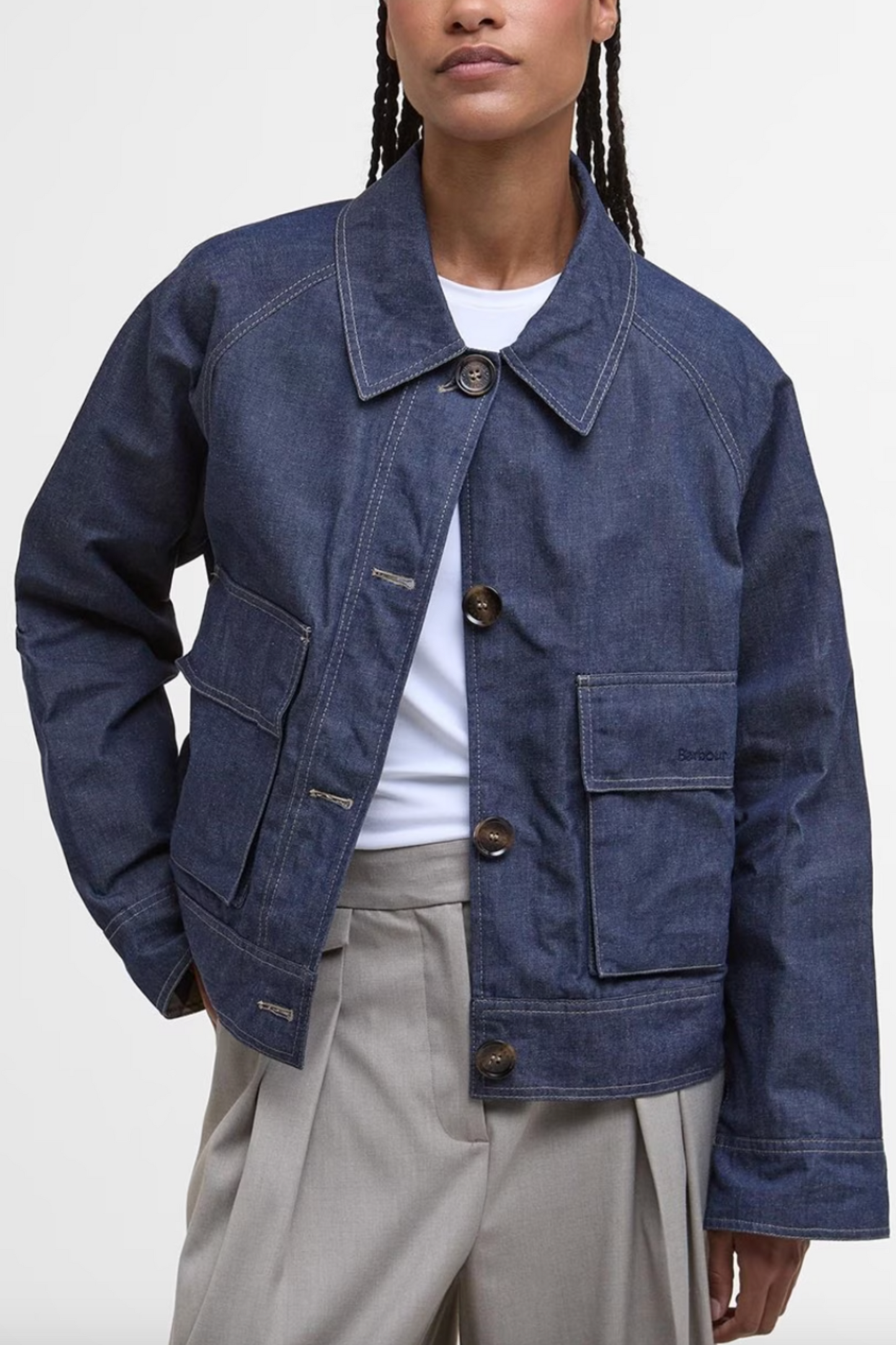 Women's Demi Cotton Long Sleeve Rain Anorak