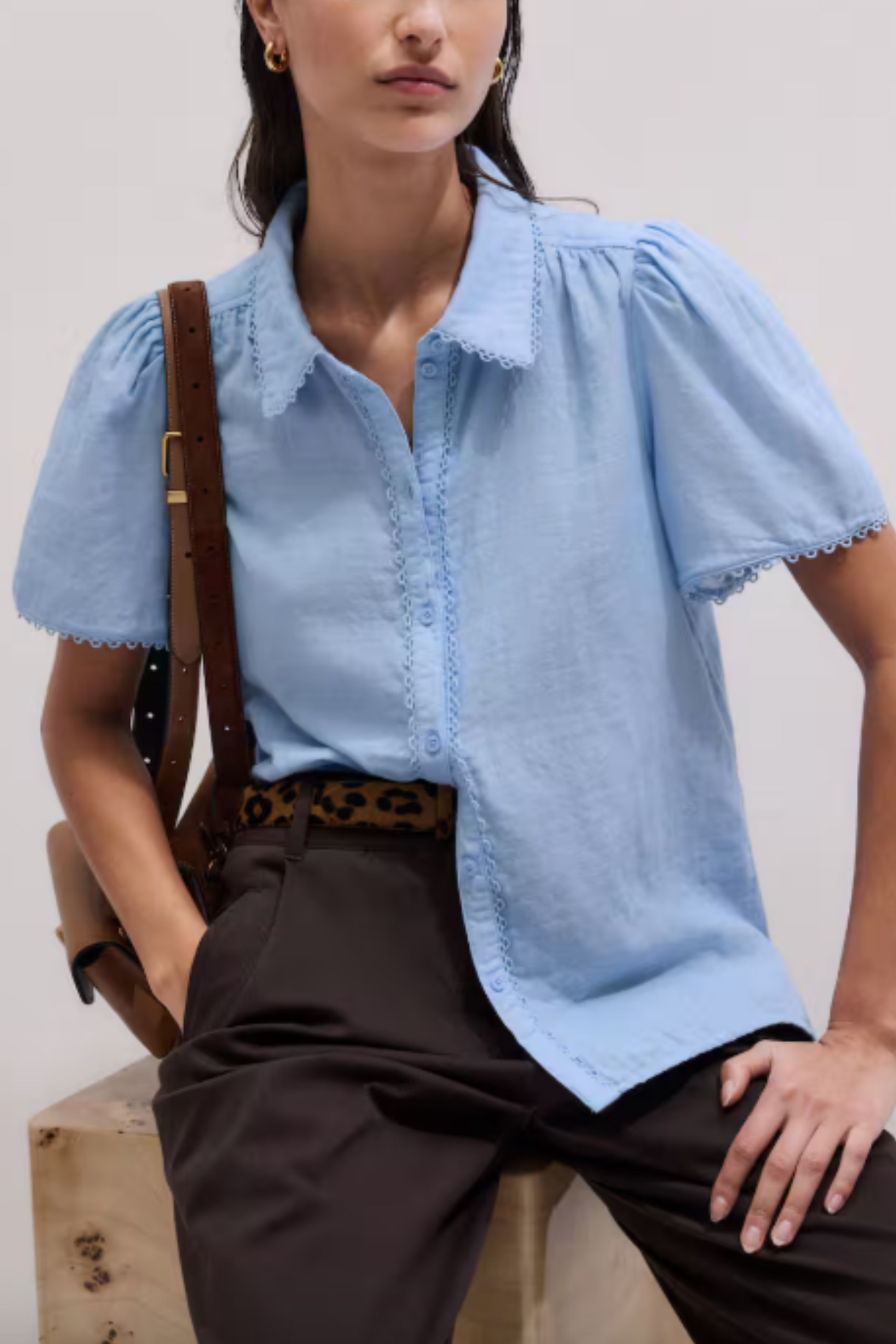 Cotton Cheesecloth Summer Blouse