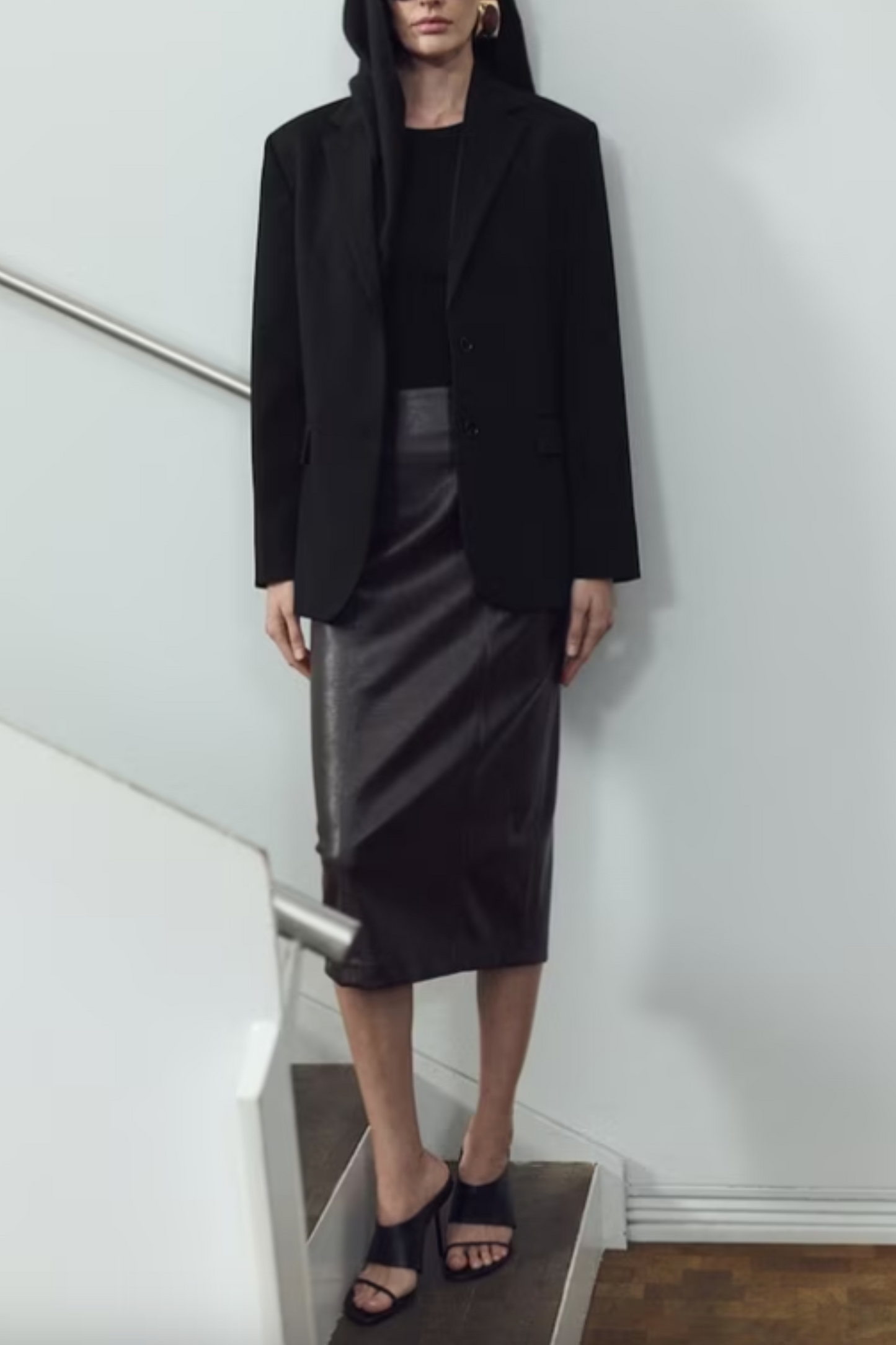 Flap Pockets Longline Blazer