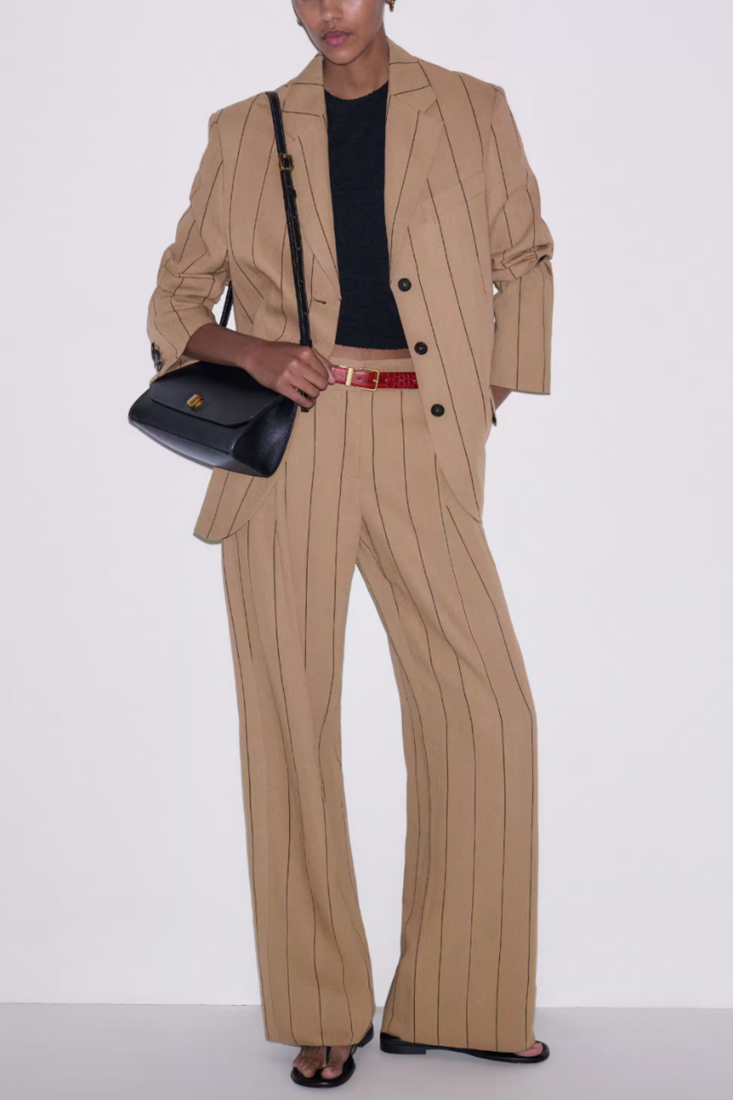 Oversized Blazer and Relaxed Straight Trouser