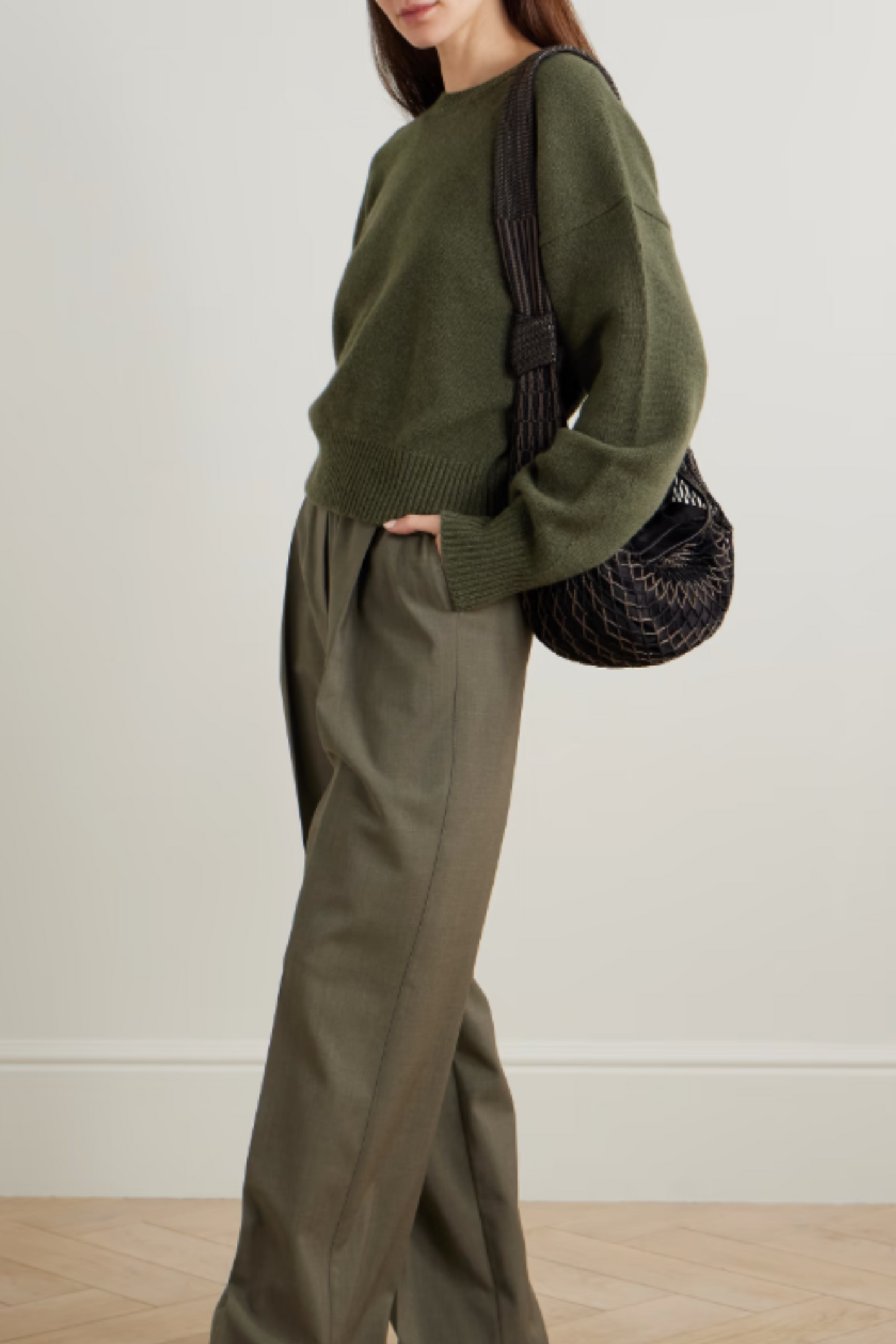 Recycled-Cashmere and Wool-Blend Sweater