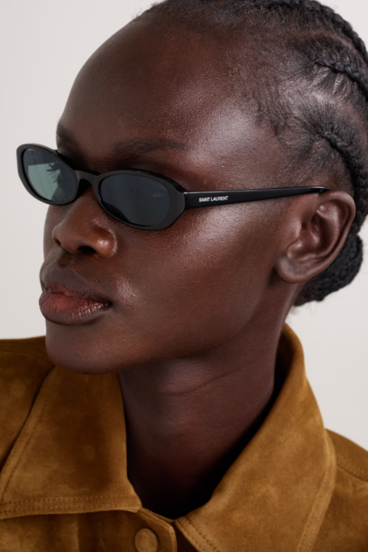 Erin Oval-Frame Acetate Sunglasses