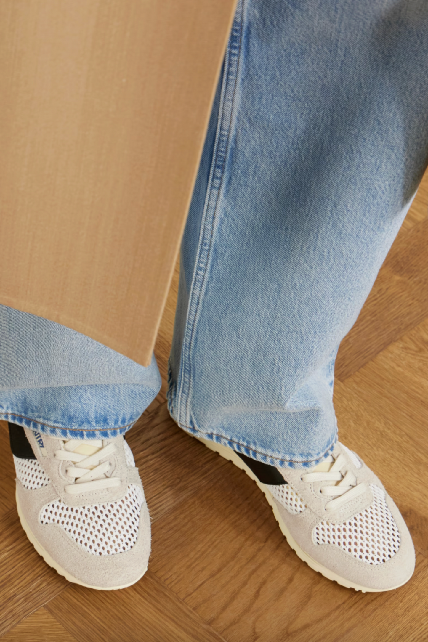 Windspin Knit and Suede Sneakers