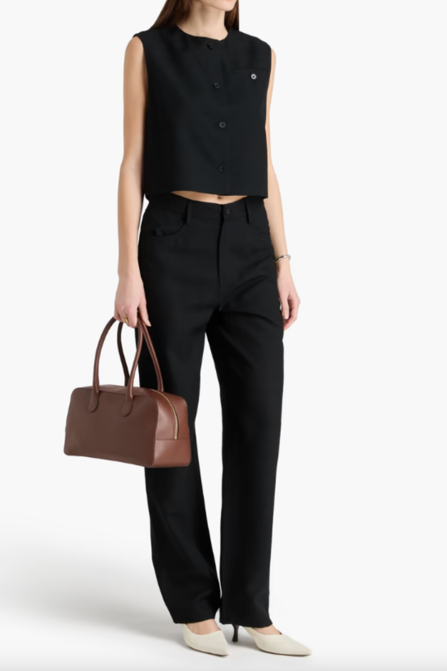 Esme Shantung Vest