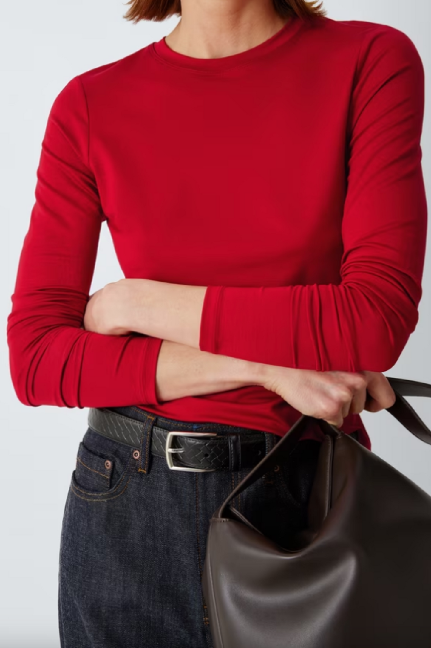Long-sleeve Jersey Top