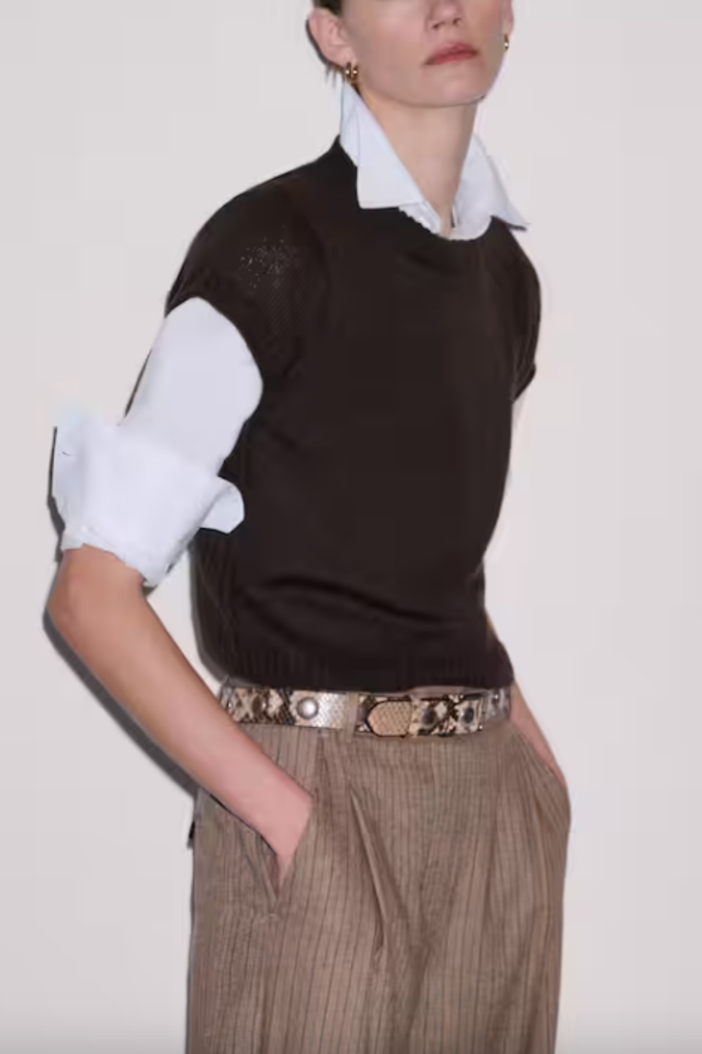 Wool Cashmere Silk Baby Tee