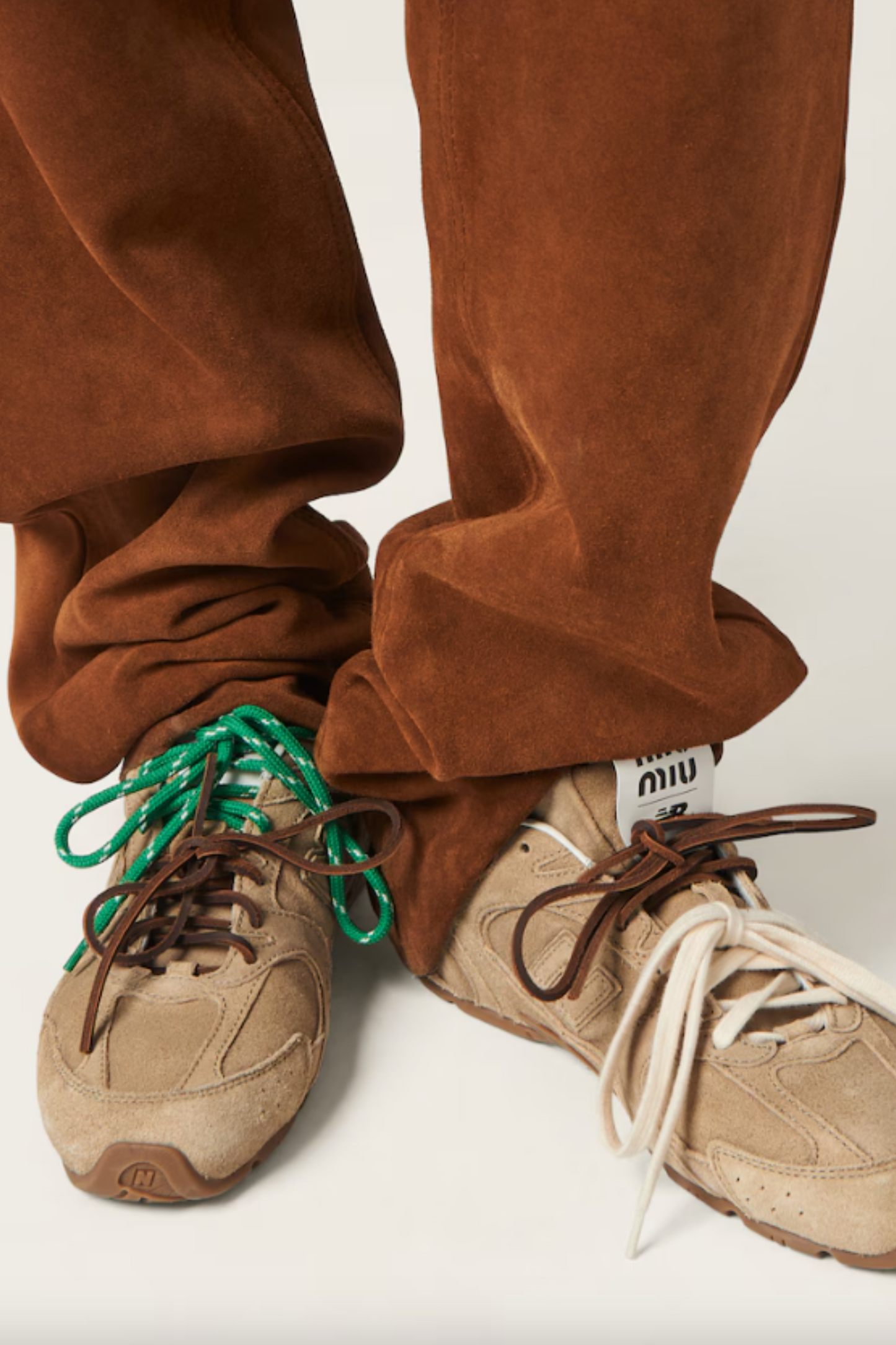 New Balance X Miu Miu 530 SL Suede Sneakers