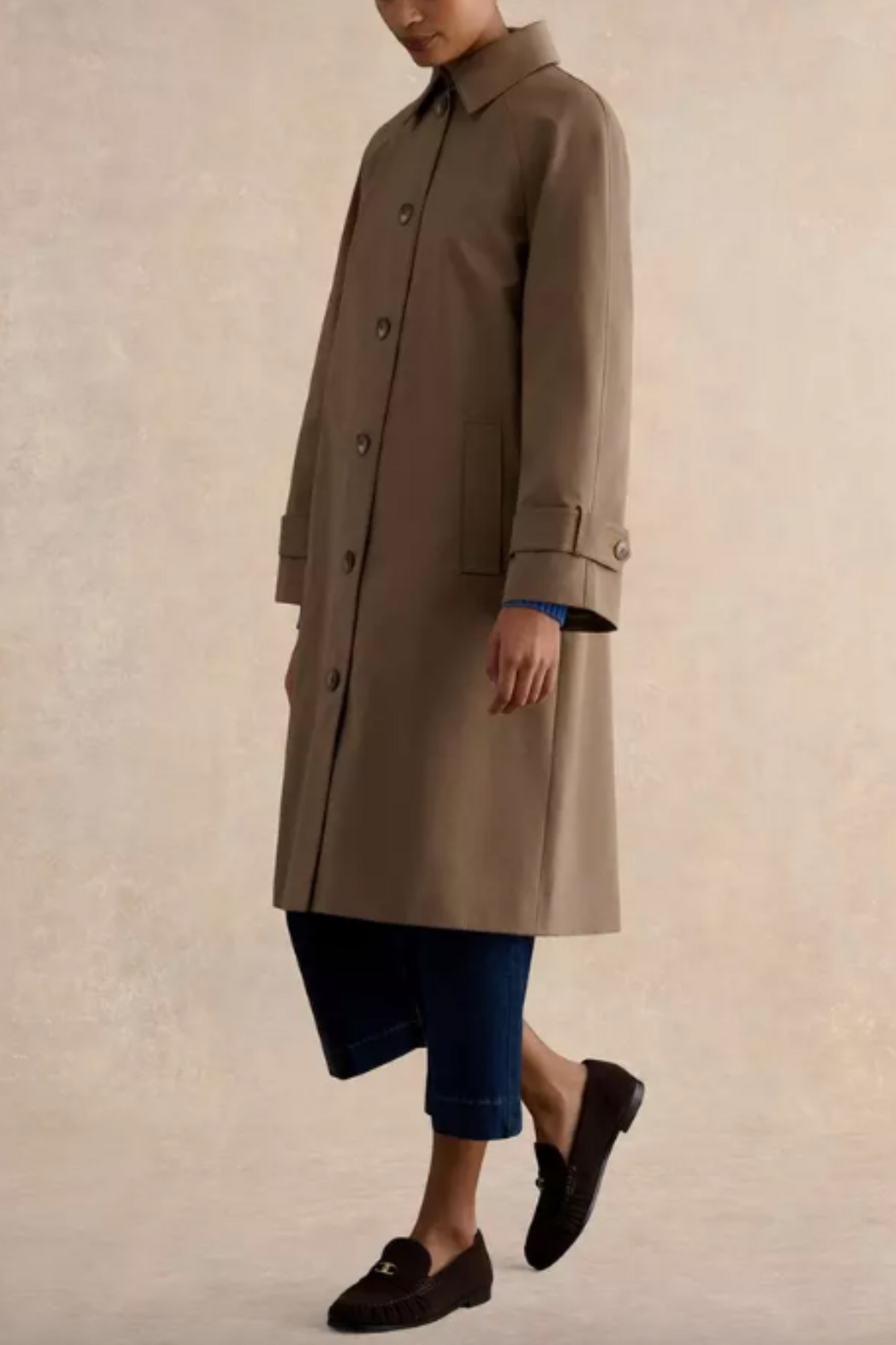 Shower Resistant Trench Coat