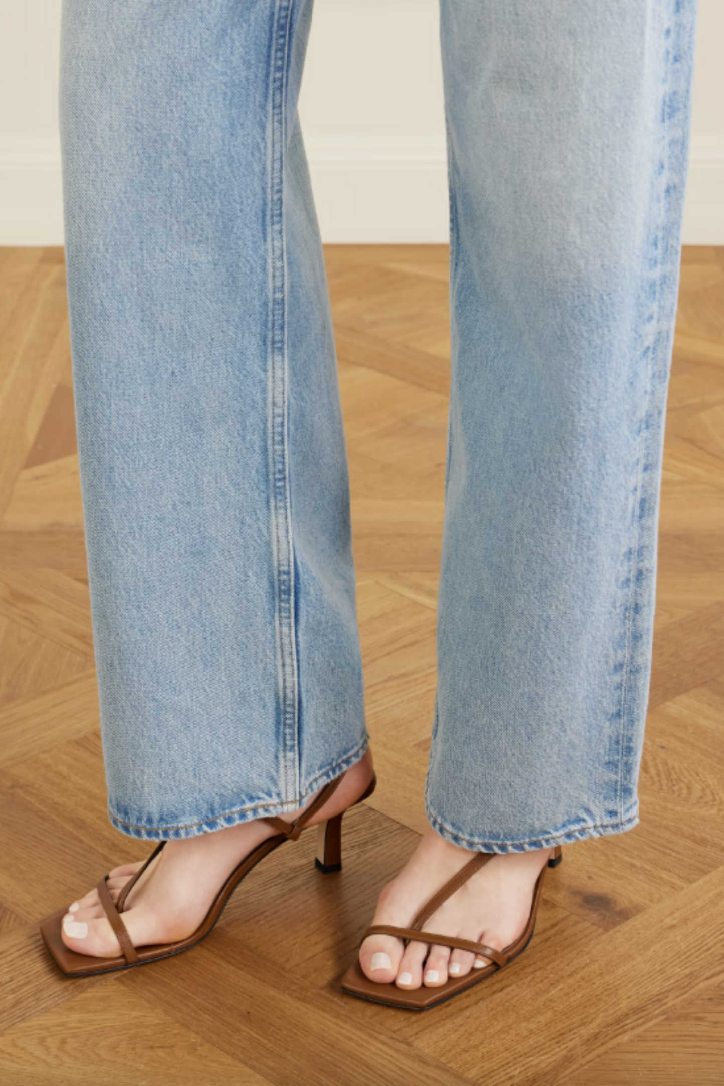 Elise Leather Slingback Sandals