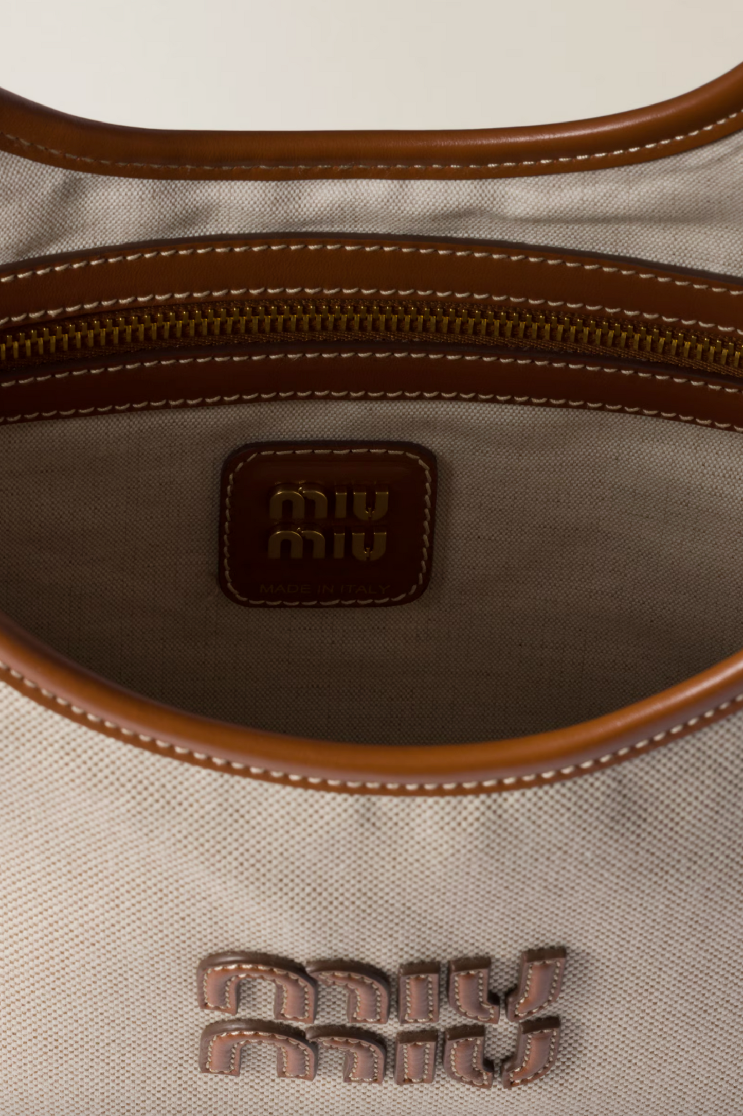 Ivy Canvas and Leather Bag