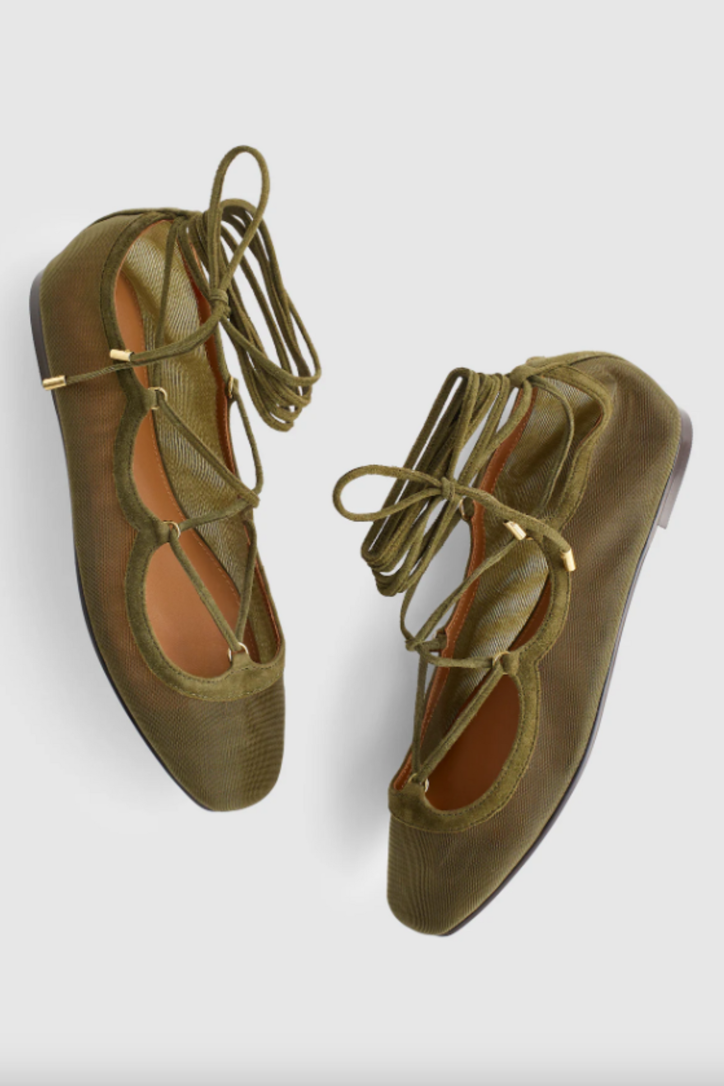 The Greta Lace-Up Ballet Flat